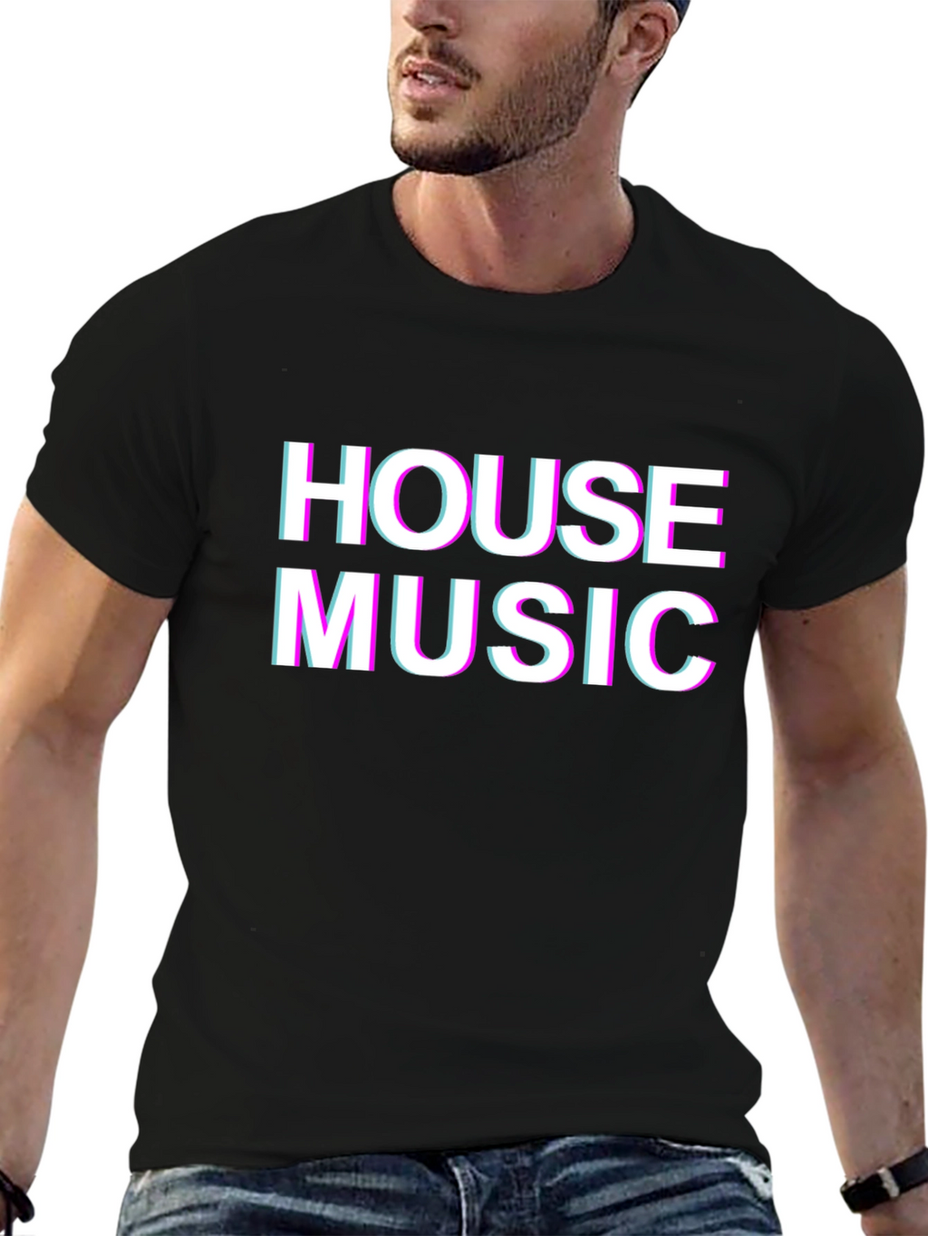 House Music T-Shirt - Retro Style