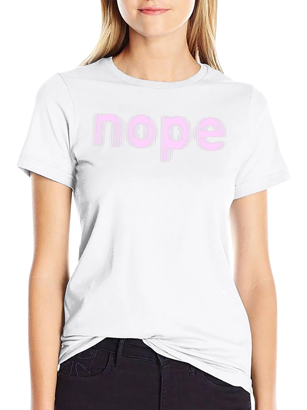 Nope Graphic Tee - Funny Sarcastic T-Shirt
