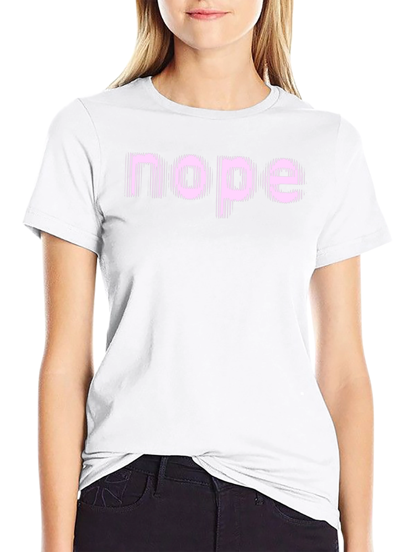 Nope Graphic Tee - Funny Sarcastic T-Shirt