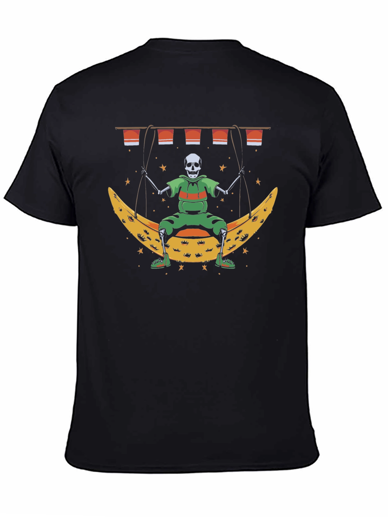 Skeleton on Moon T-Shirt