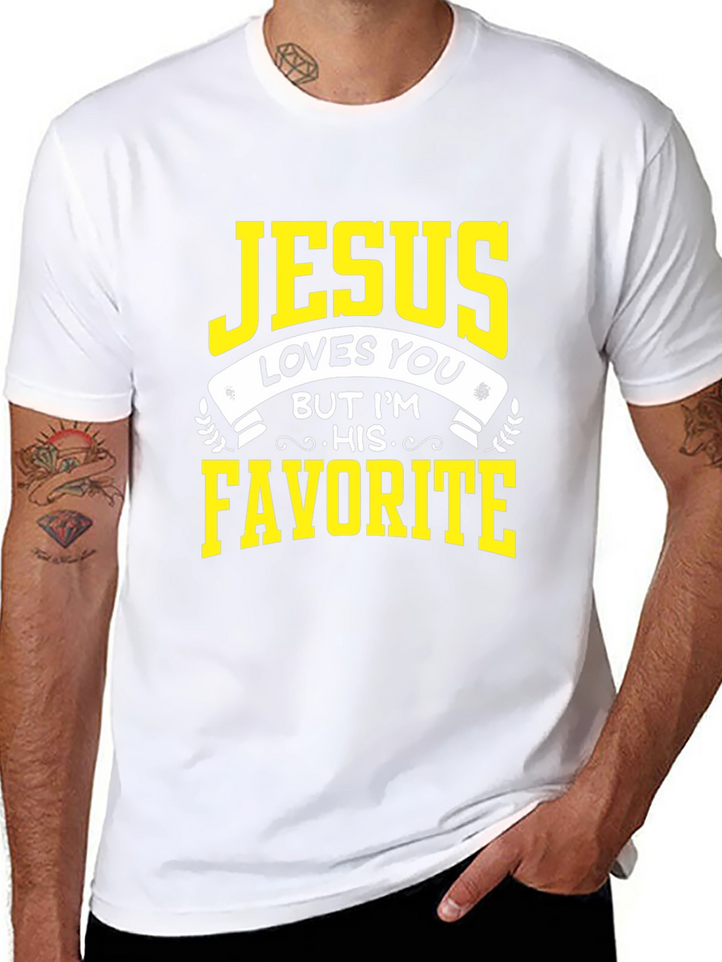 Jesus Loves You T-Shirt - His Favorite Tee