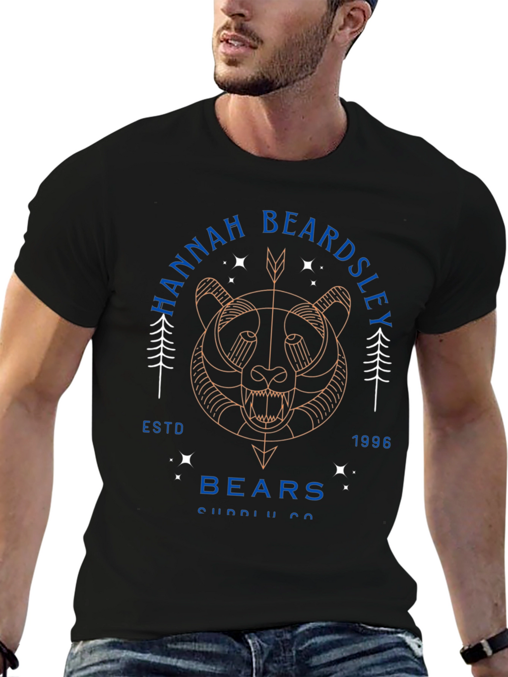 Hannah Beardsley Bears Graphic T-Shirt