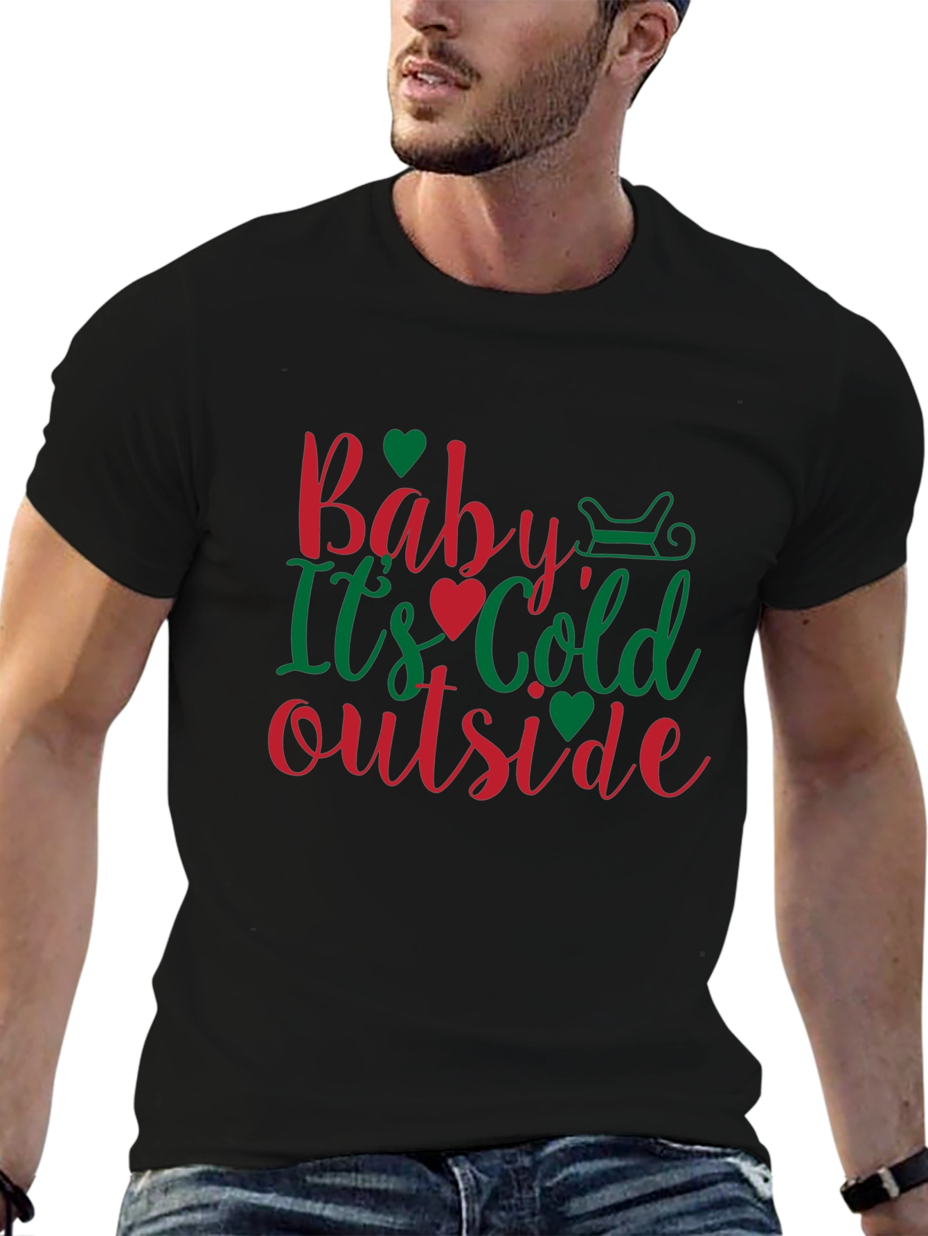 Baby Its Cold Outside Christmas Holiday Graphic Tee