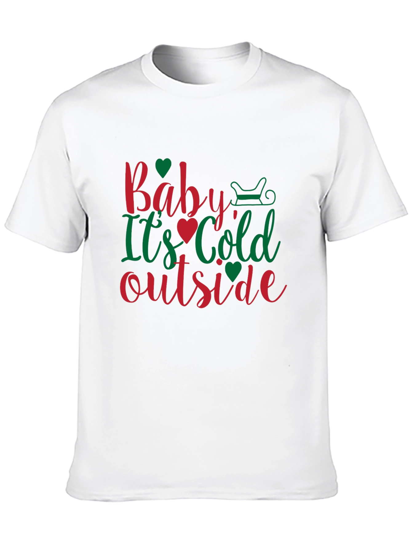 Baby Its Cold Outside Christmas Holiday Graphic Tee