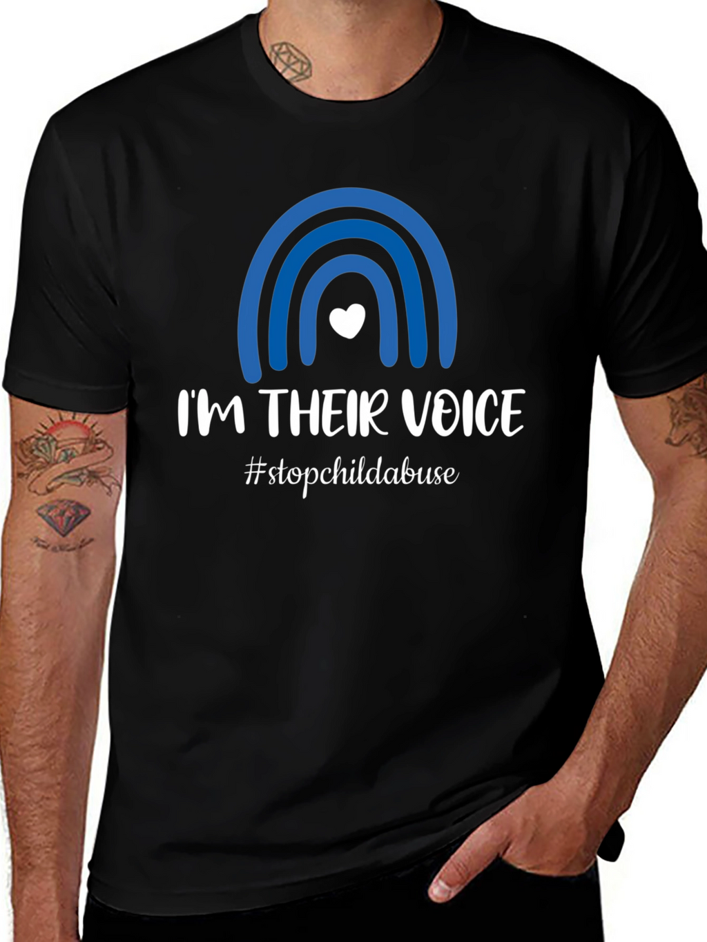 Im Their Voice T-Shirt - Stop Child Abuse