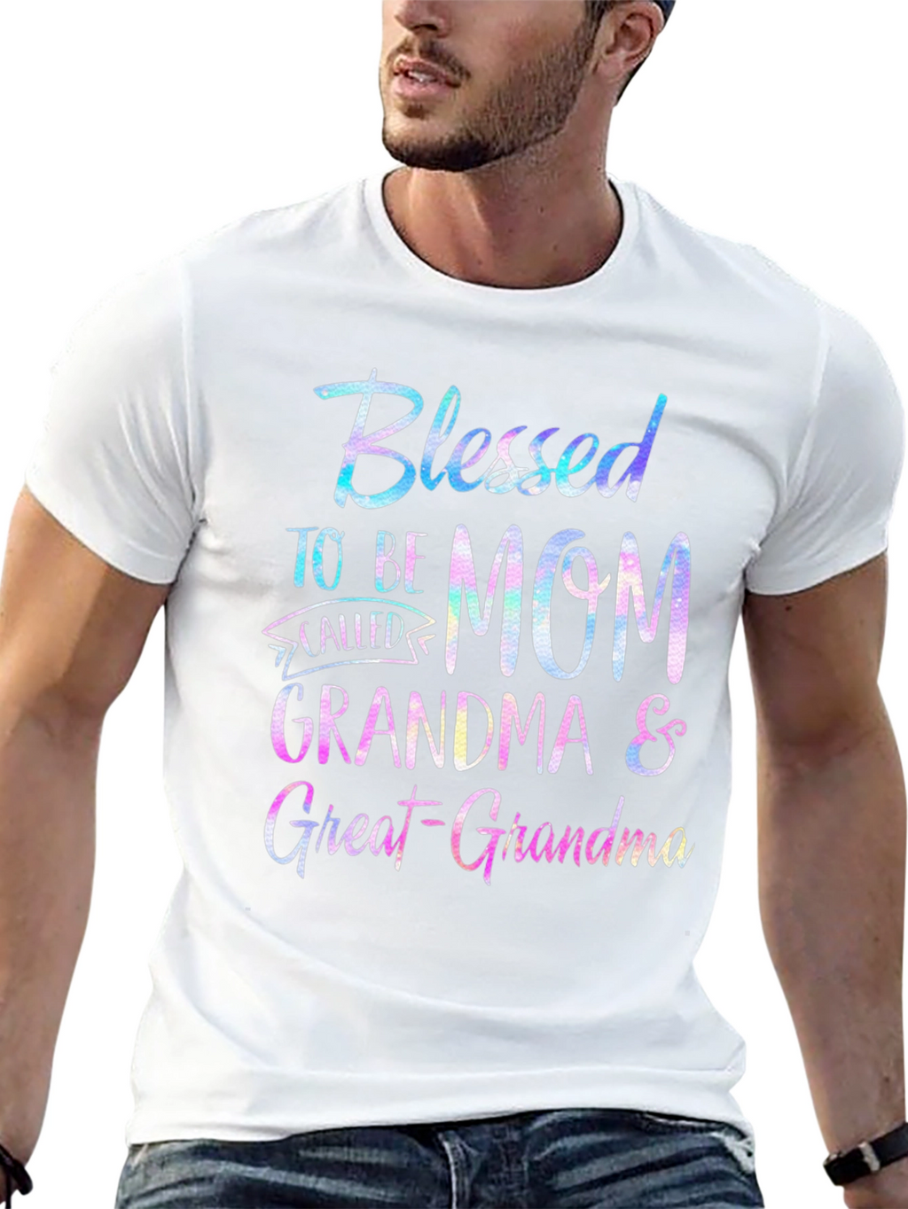 Blessed Mom Grandma Great-Grandma T-Shirt