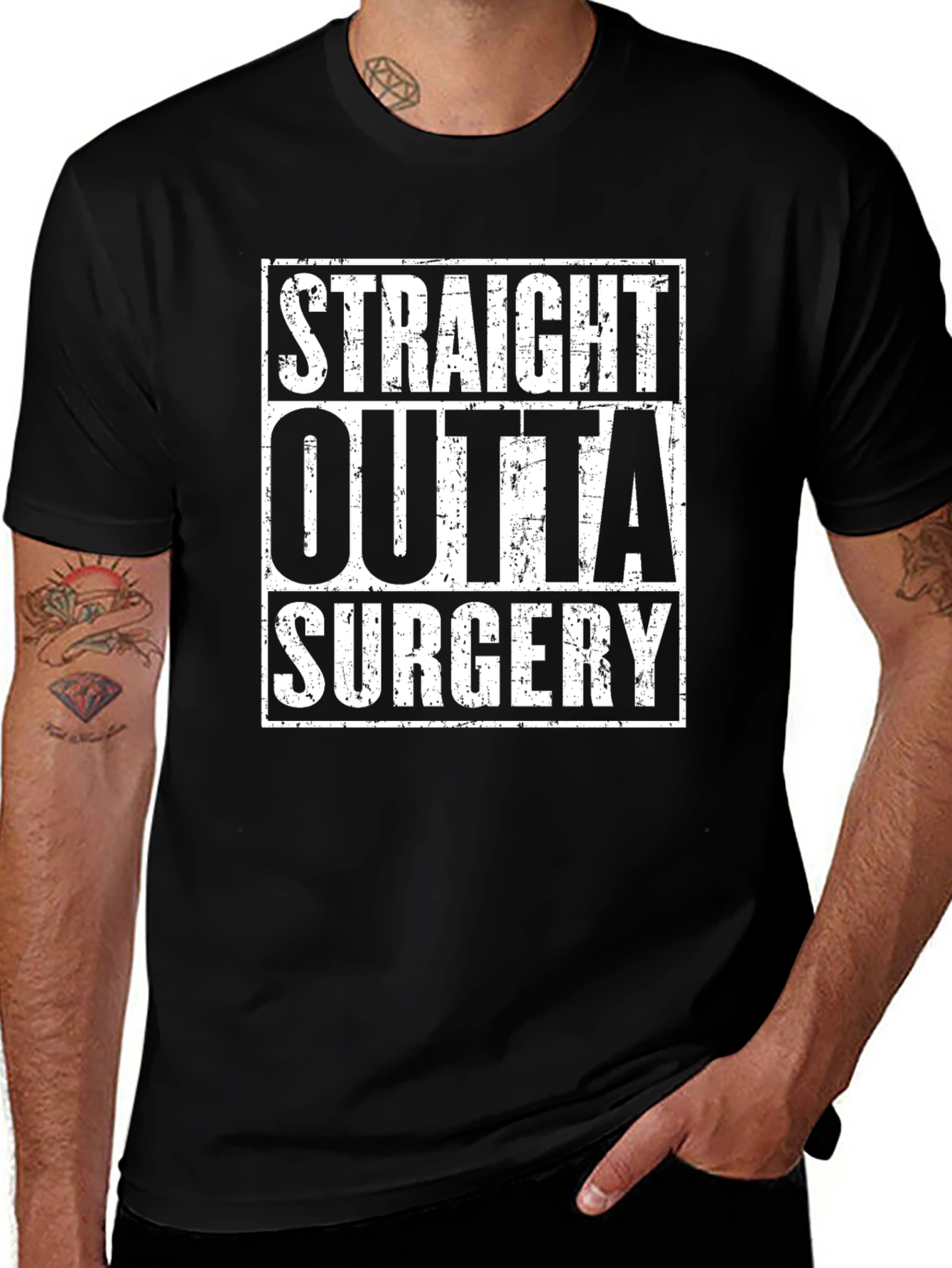 Straight Outta Surgery Graphic T-Shirt