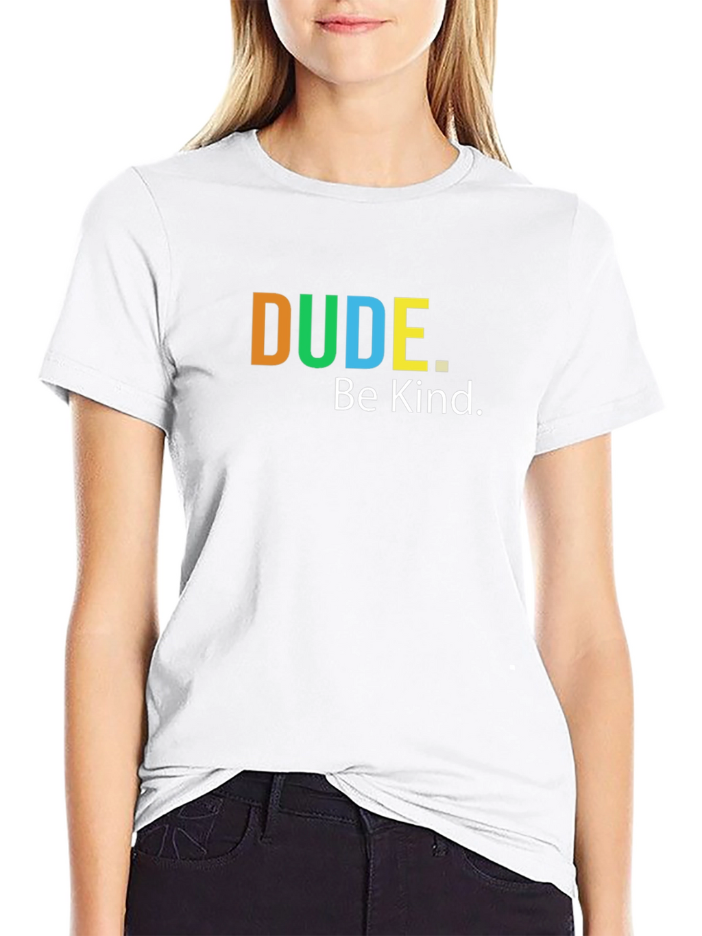 Dude Be Kind Graphic T-Shirt - Soft Cotton Blend