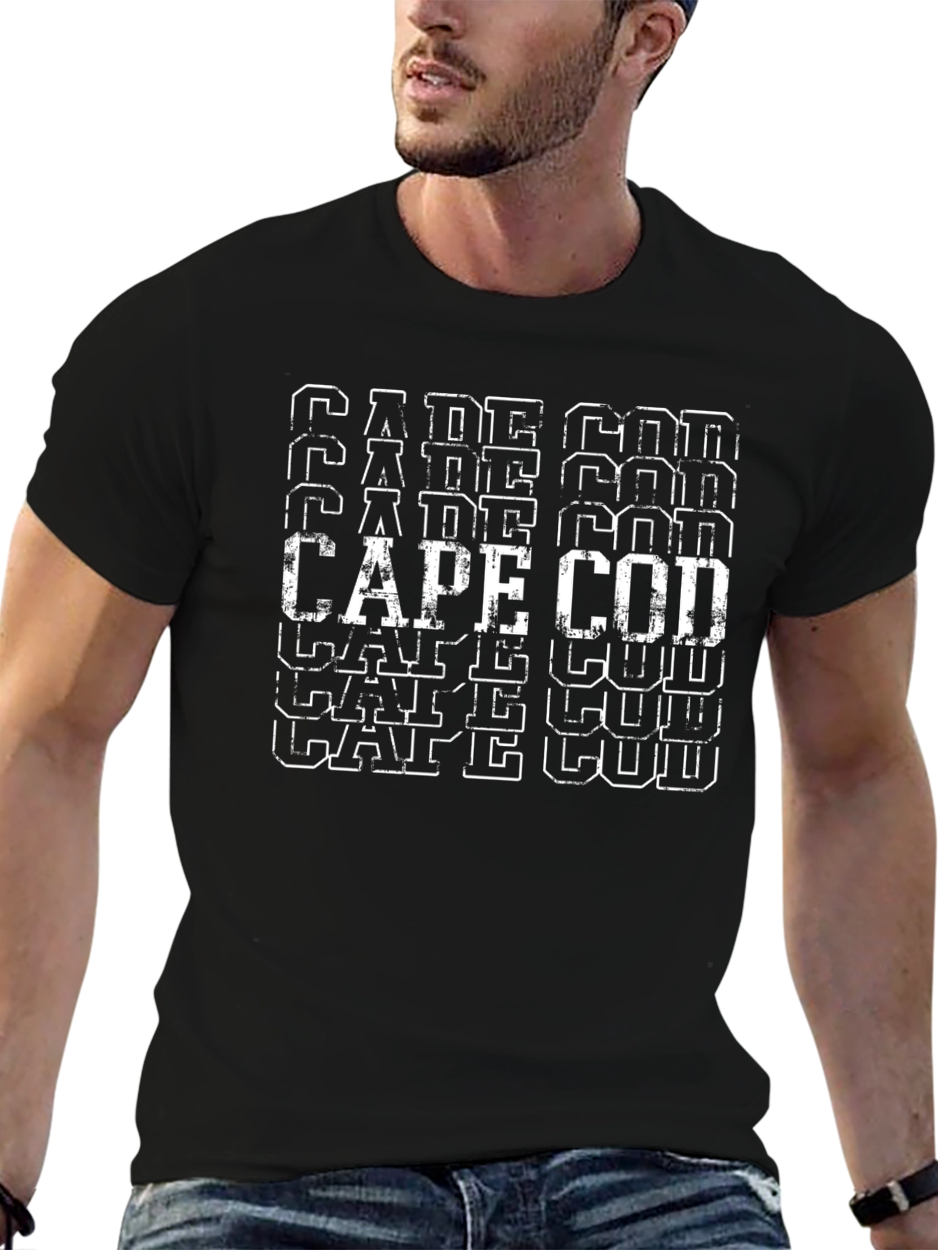 Cape Cod T-Shirt - Distressed Graphic Tee