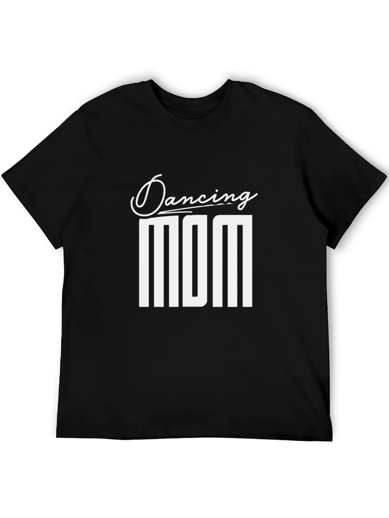 Dancing Mom Graphic Tee - Black Cotton Shirt