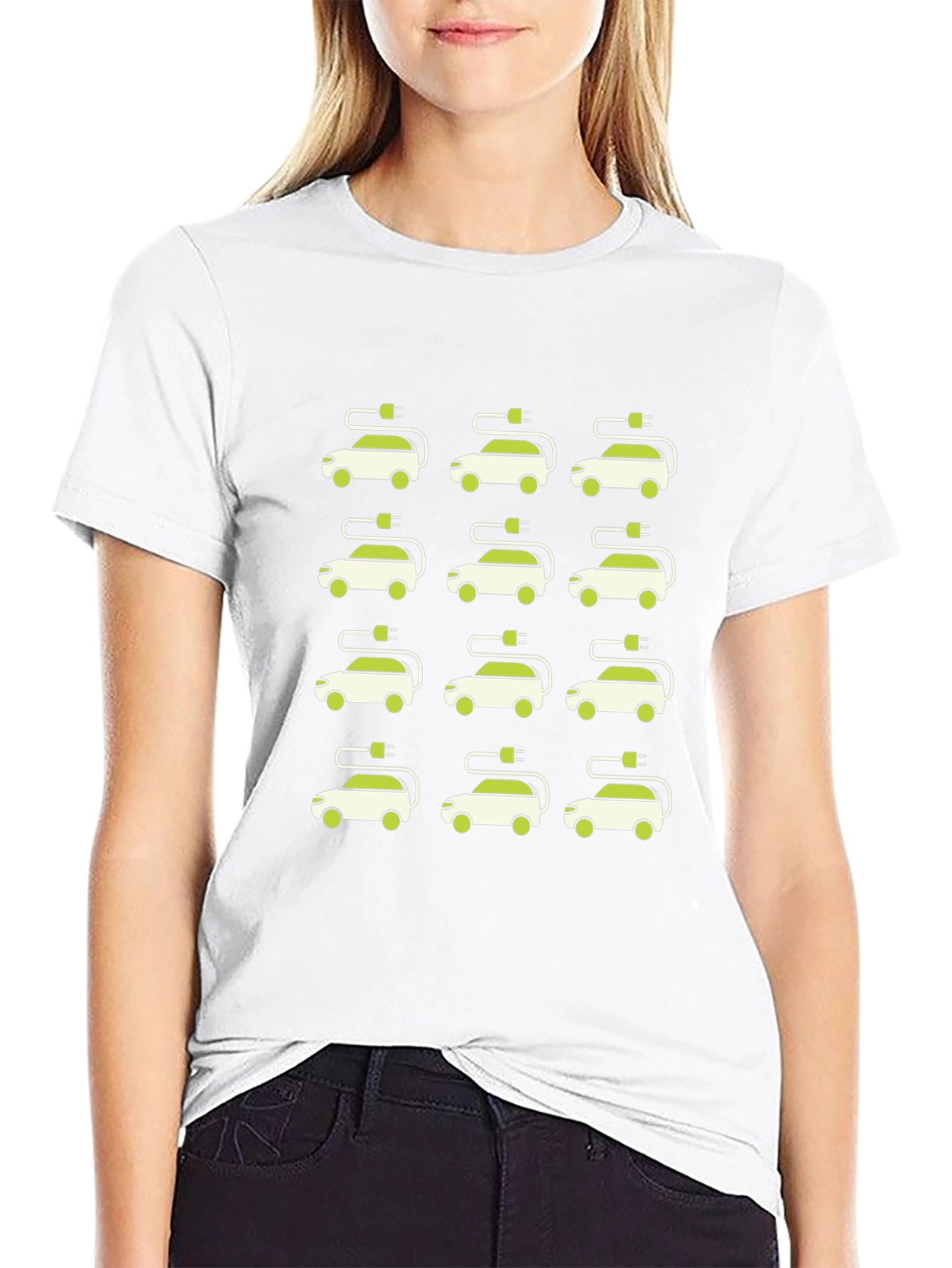 Electric Car T-Shirt - Stylish Eco-Friendly Fashion