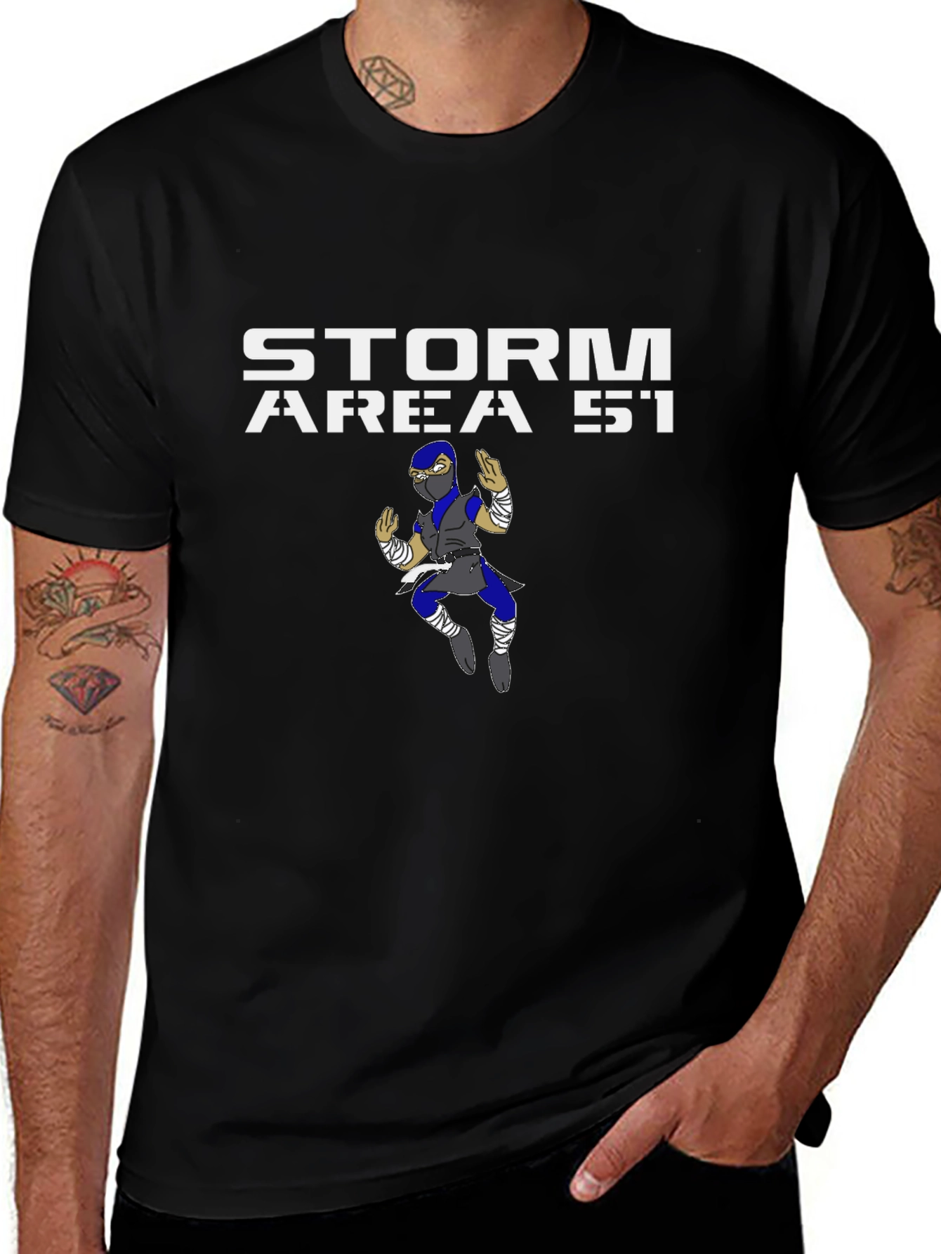 Storm Area 51 Ninja Graphic T-Shirt