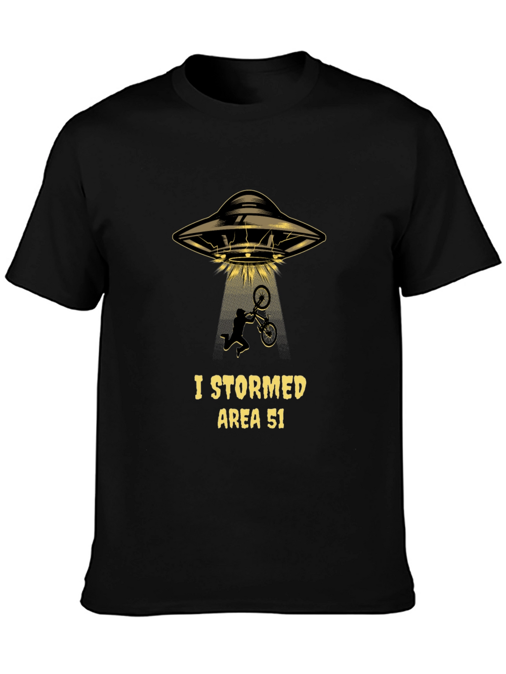 I Stormed Area 51 Alien Abduction Graphic T-Shirt