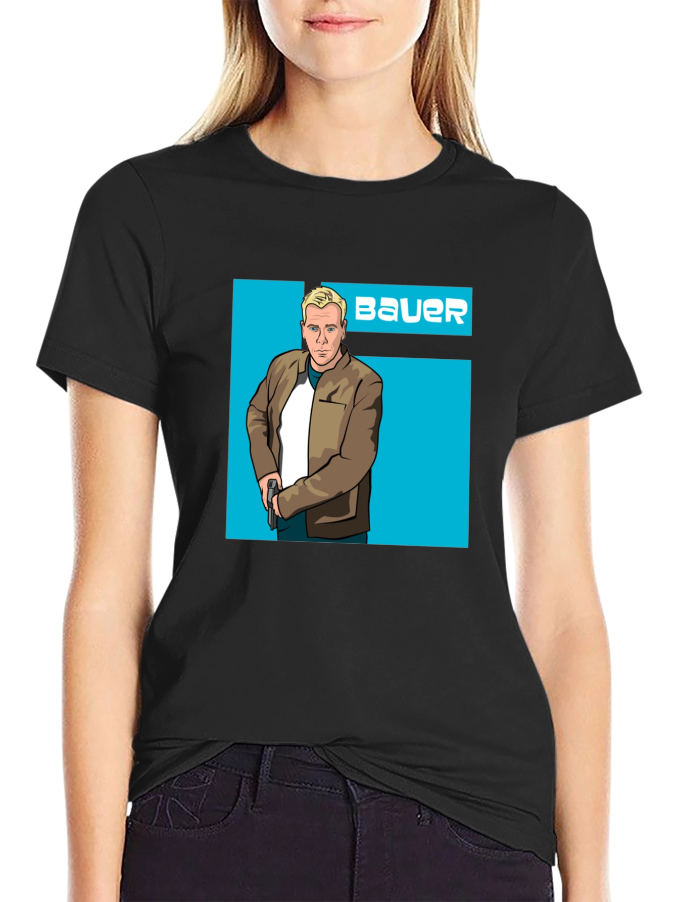 Bauer Graphic Tee - Mens Black T-Shirt