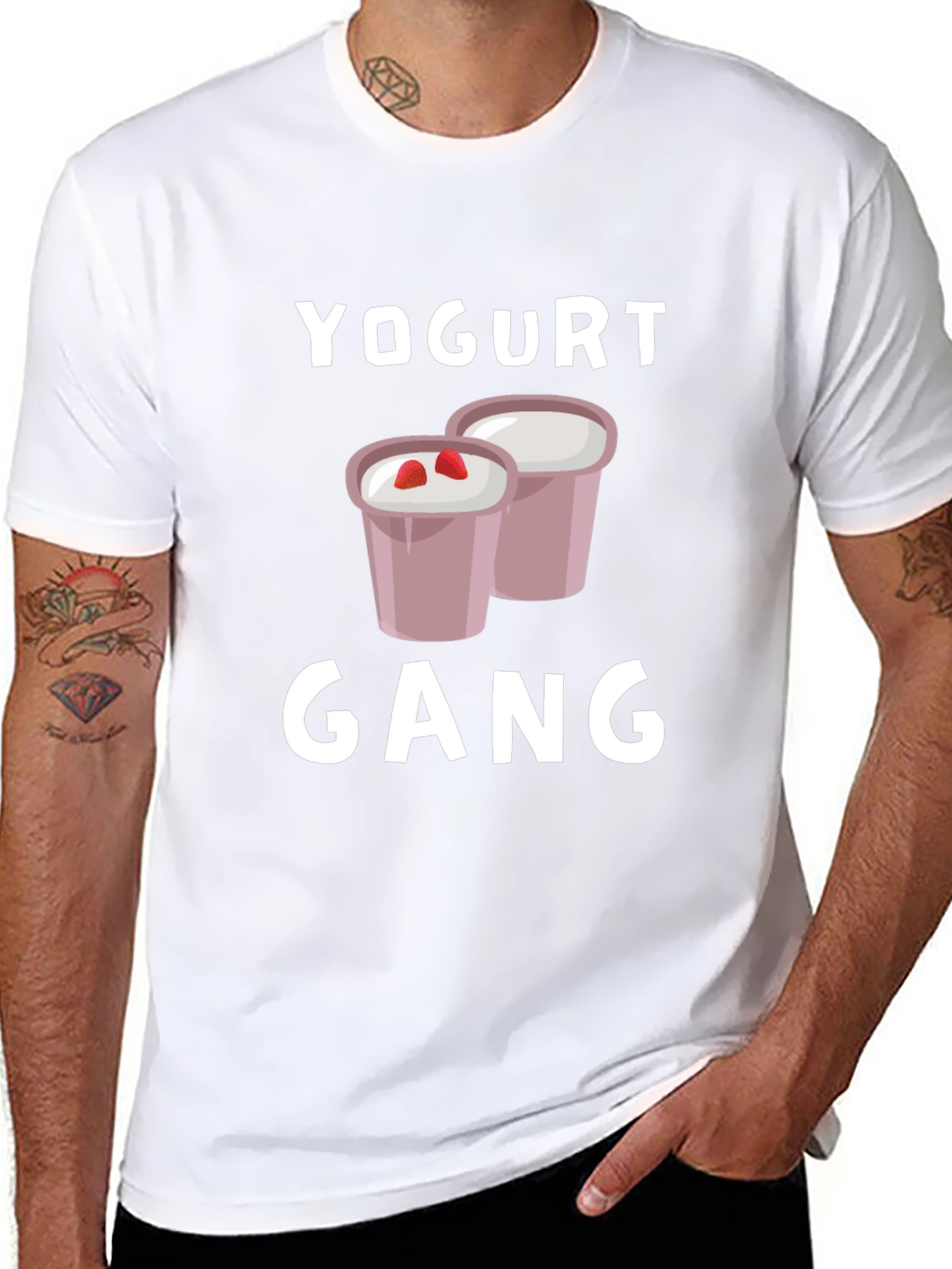 Yogurt Gang T-Shirt - Funny Foodie Tee