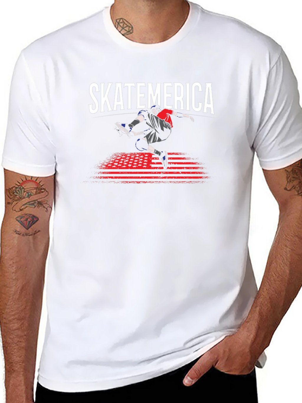 SkateAmerica Graphic Tee