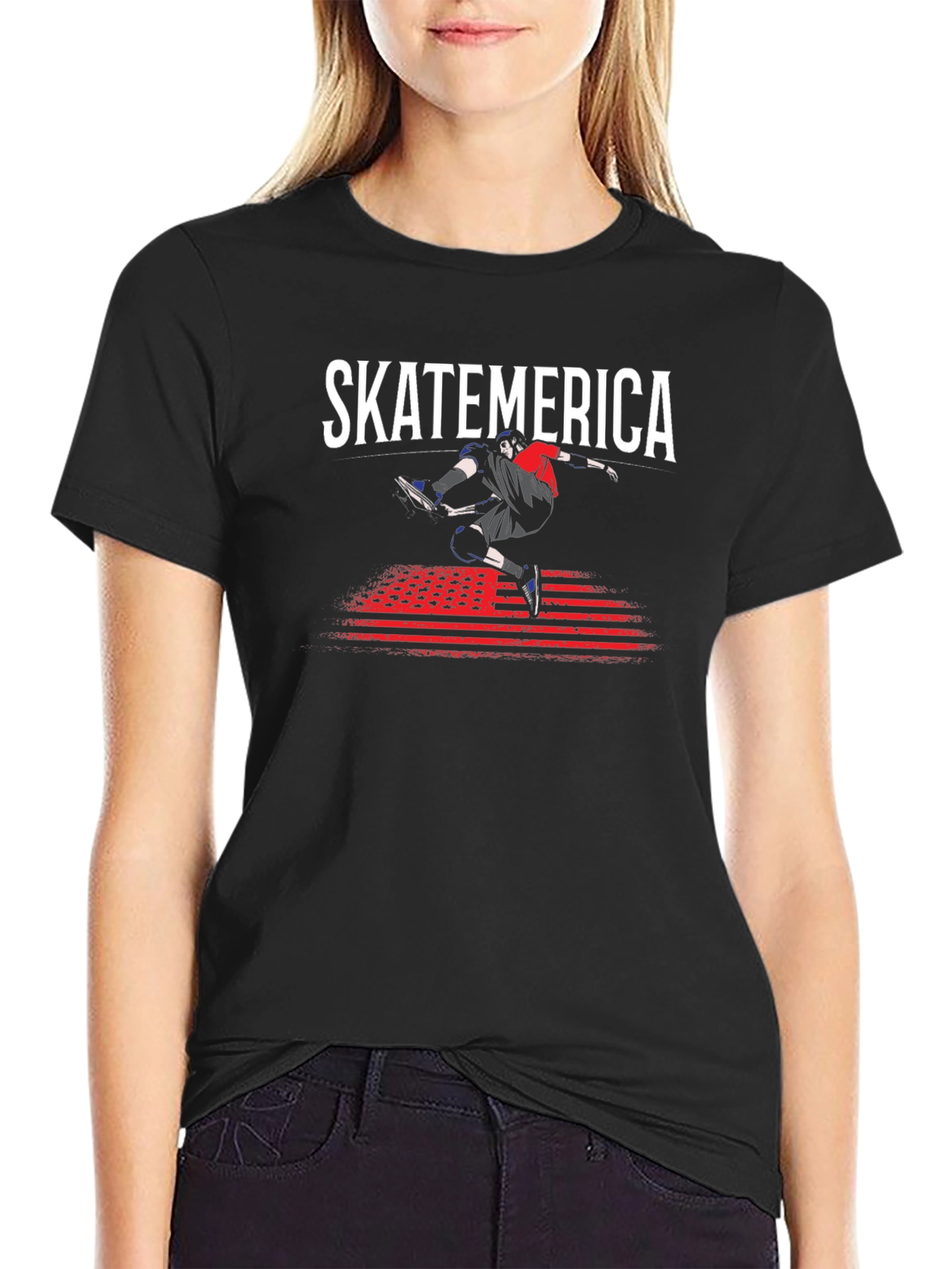 SkateAmerica Graphic Tee