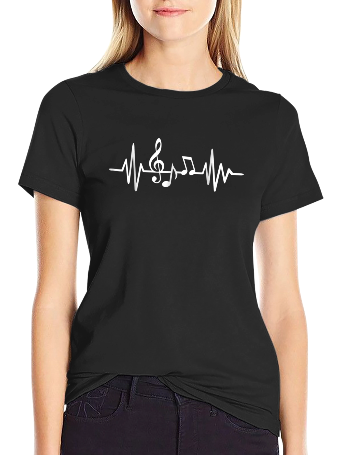 Music Heartbeat Graphic T-Shirt