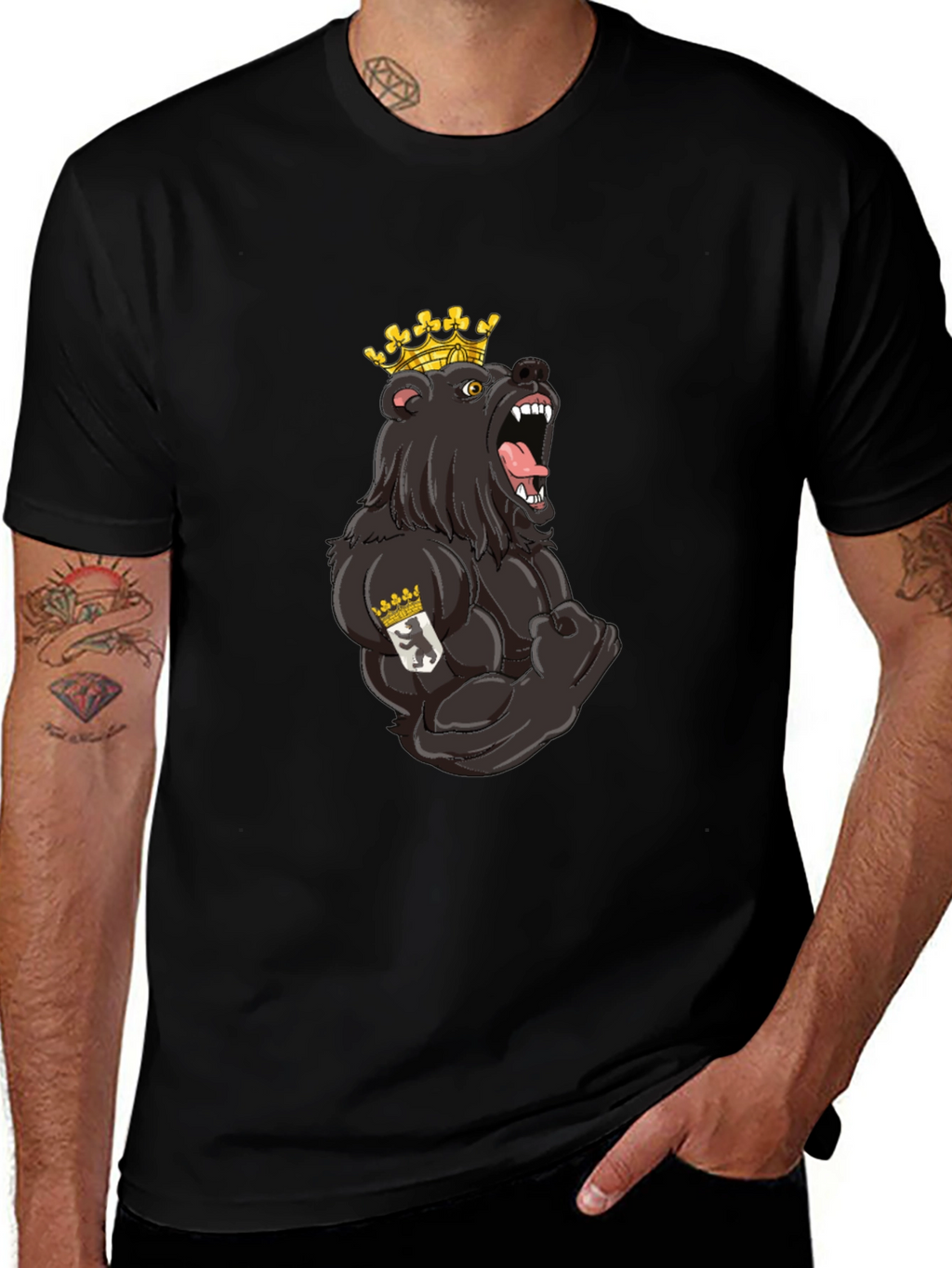 King Bear Graphic T-Shirt