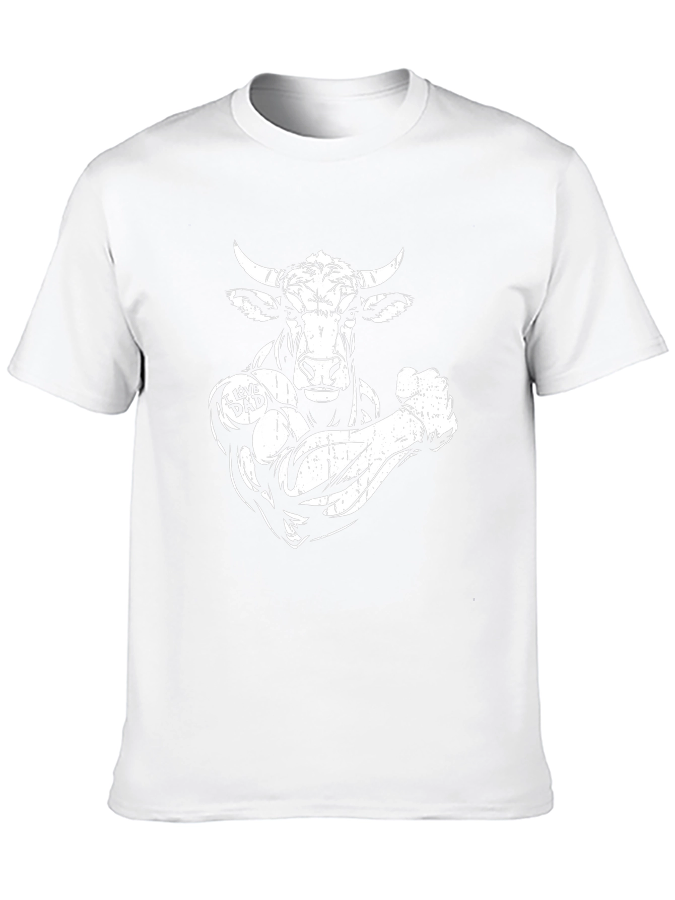 Buff Bull I Love Dad Graphic T-Shirt