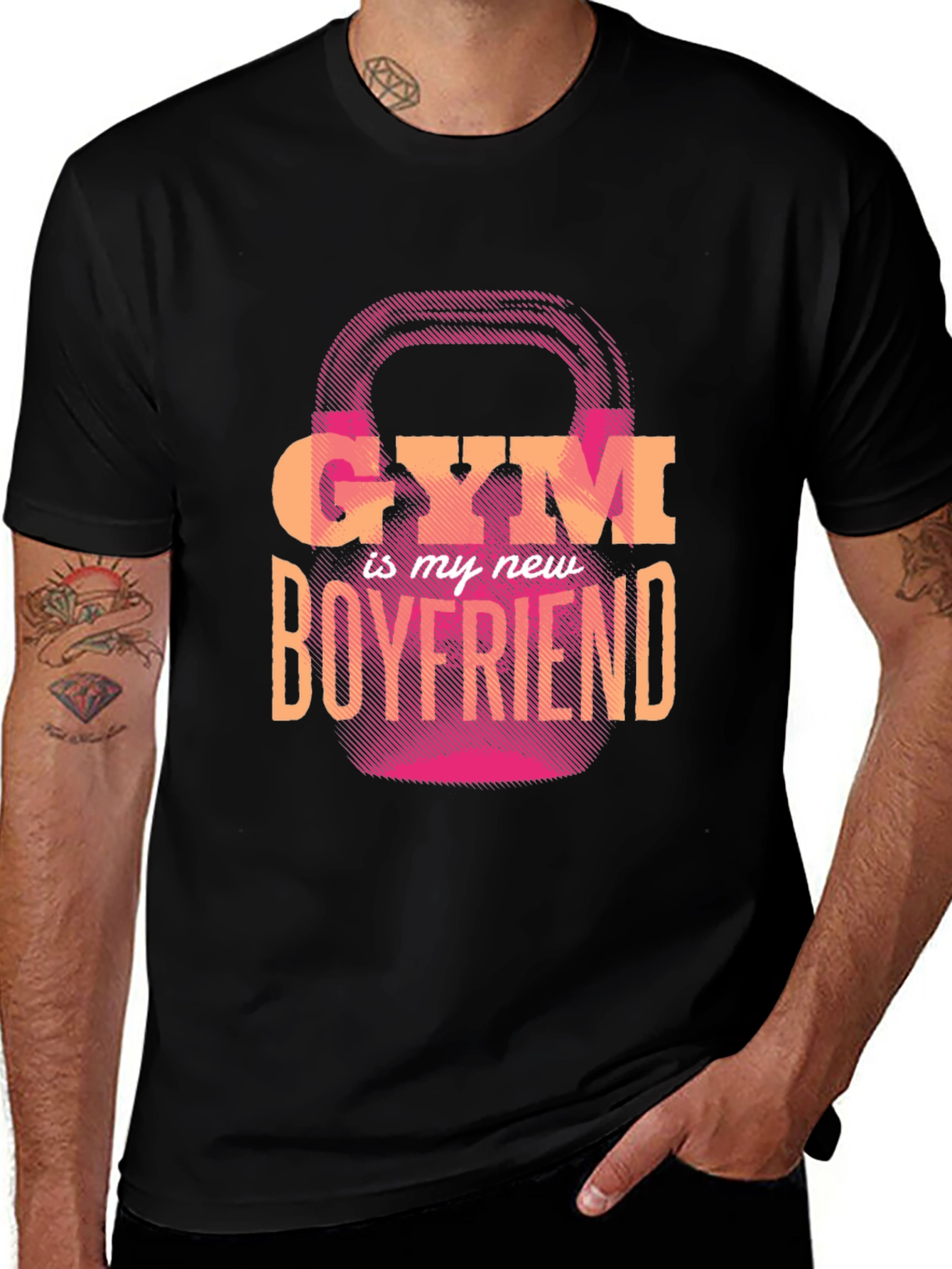 Gym is My New Boyfriend Graphic Tee