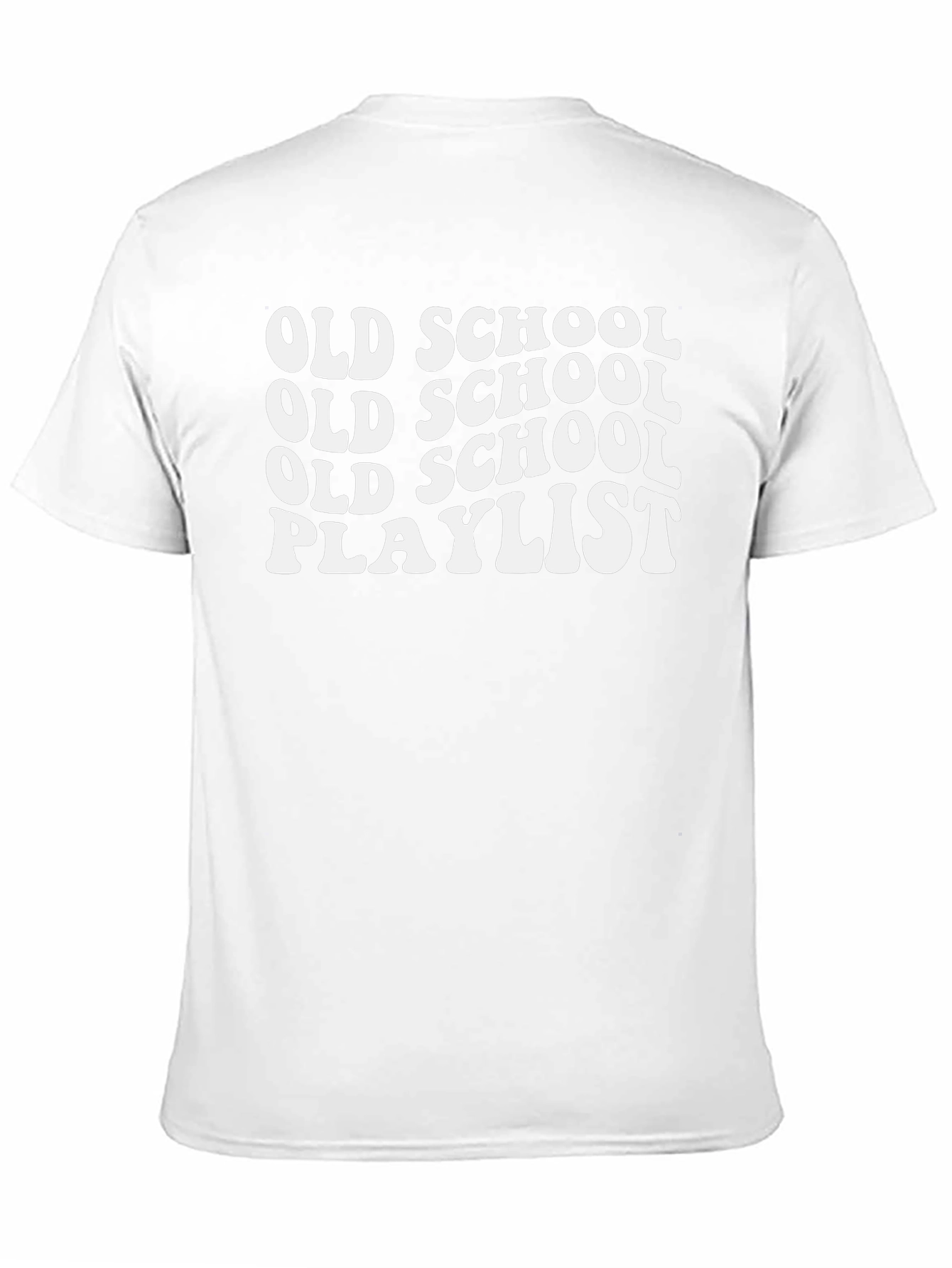 Old School Playlist Black T-Shirt