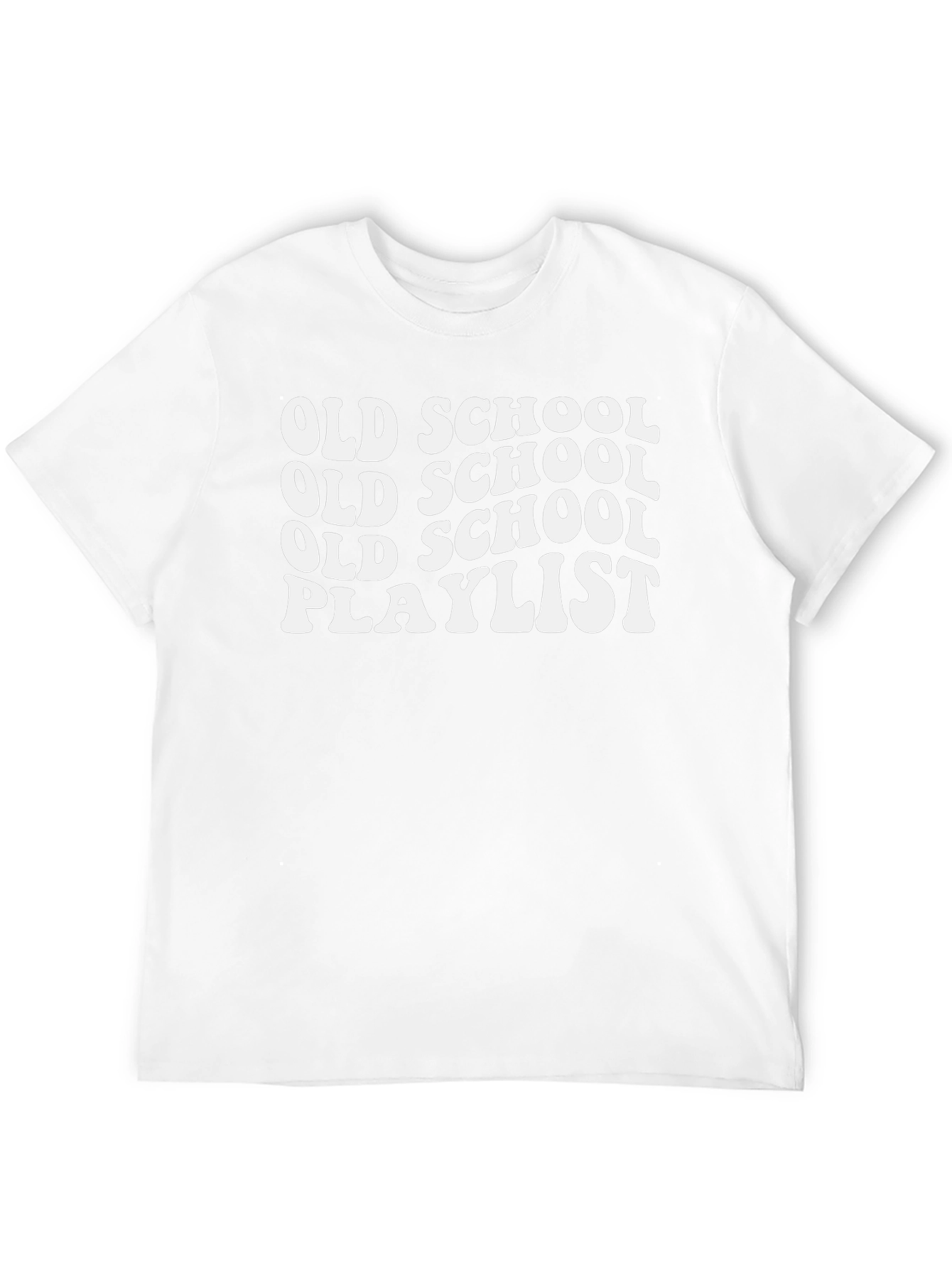 Old School Playlist Black T-Shirt