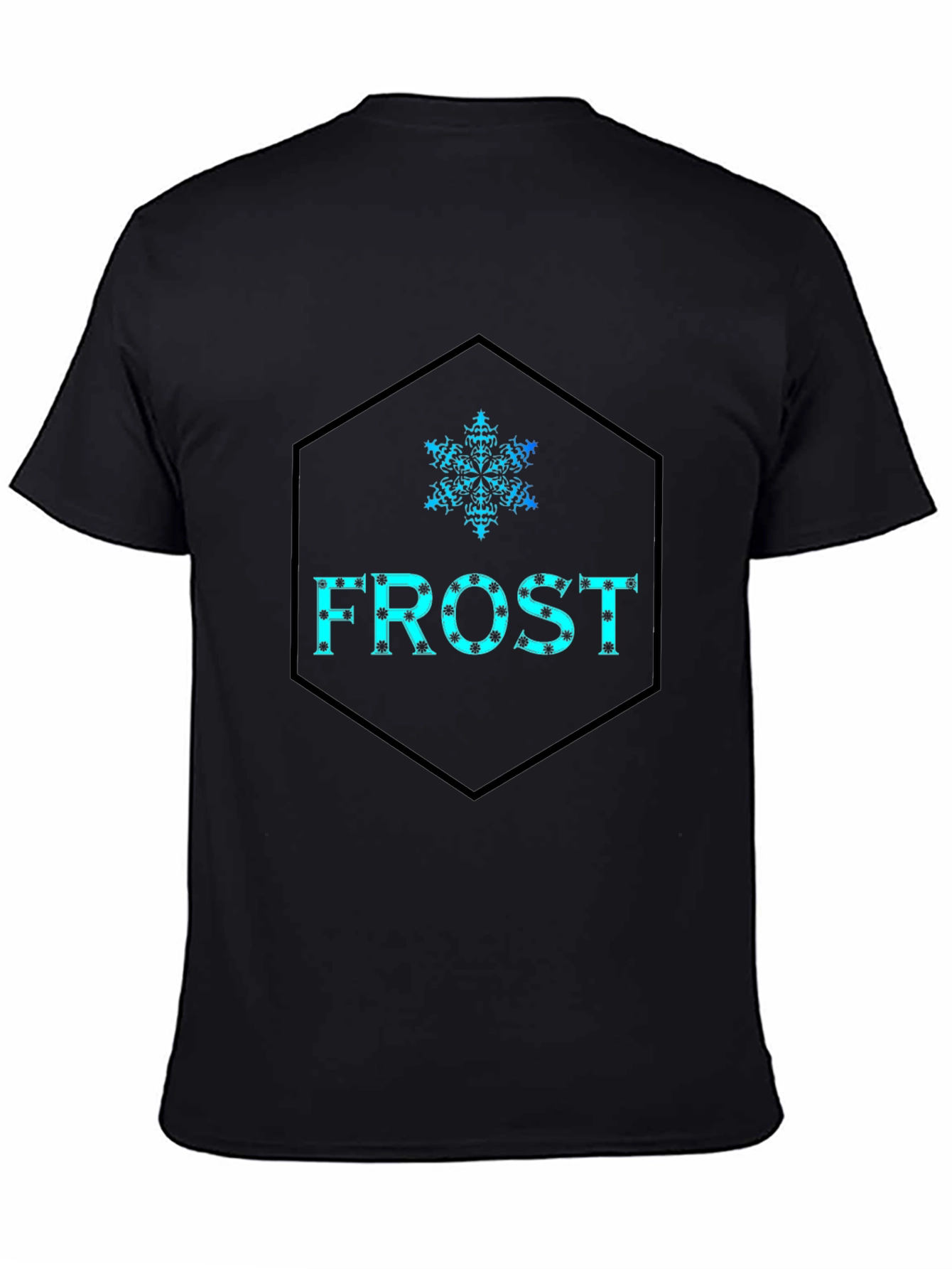 Frost Graphic Tee - Black Cotton Blend