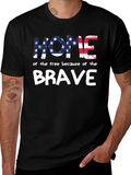Home of the Free Patriotic Graphic Tee