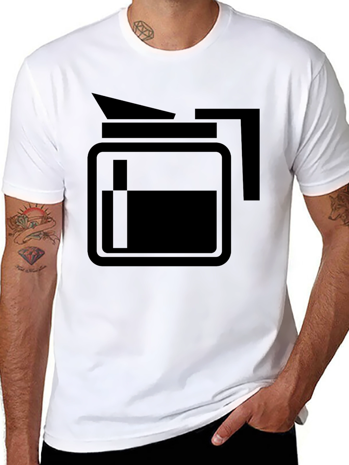 Coffee Lover Graphic Tee - Black Unisex T-Shirt