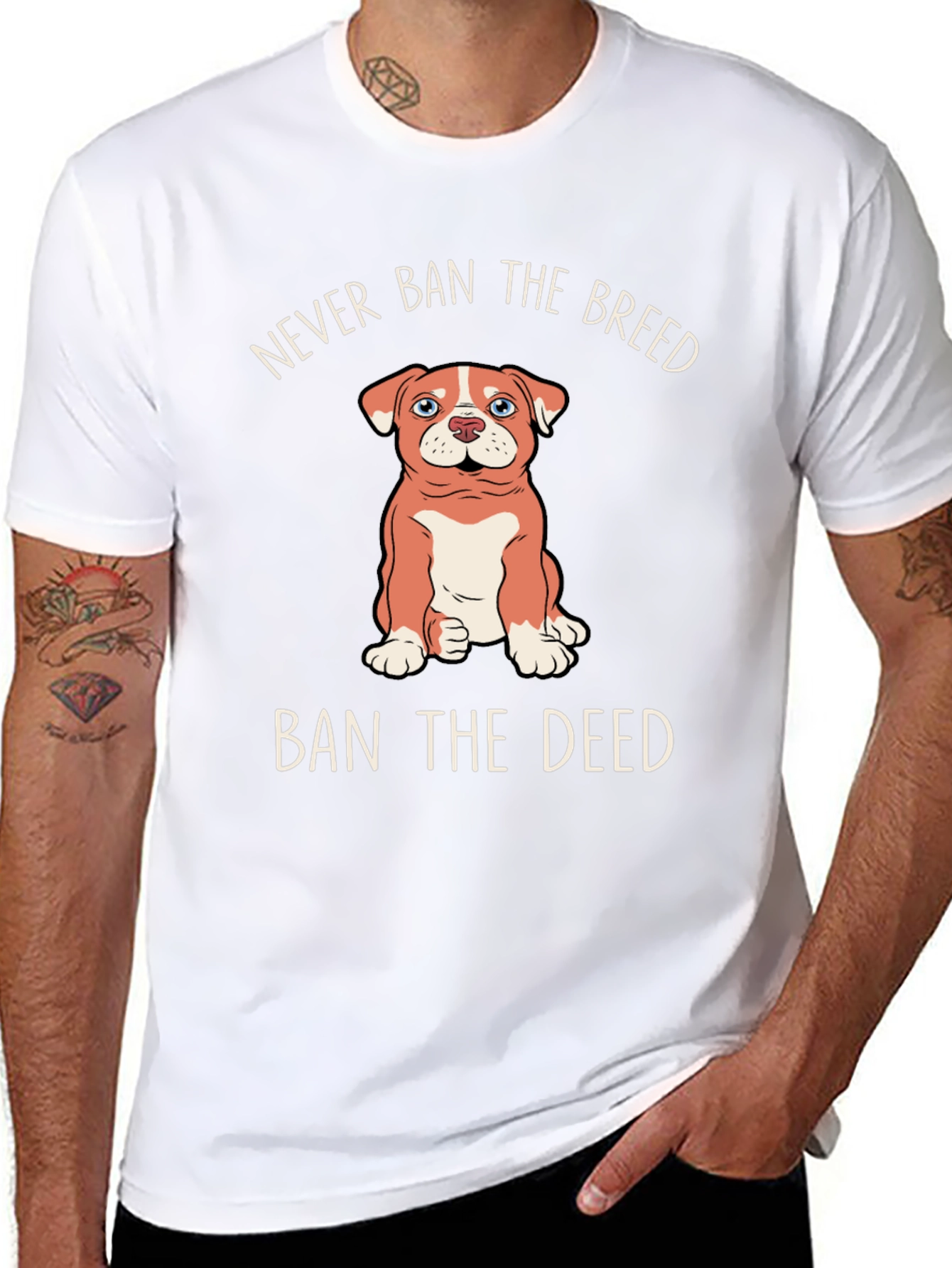 Never Ban The Breed Ban The Deed T-Shirt