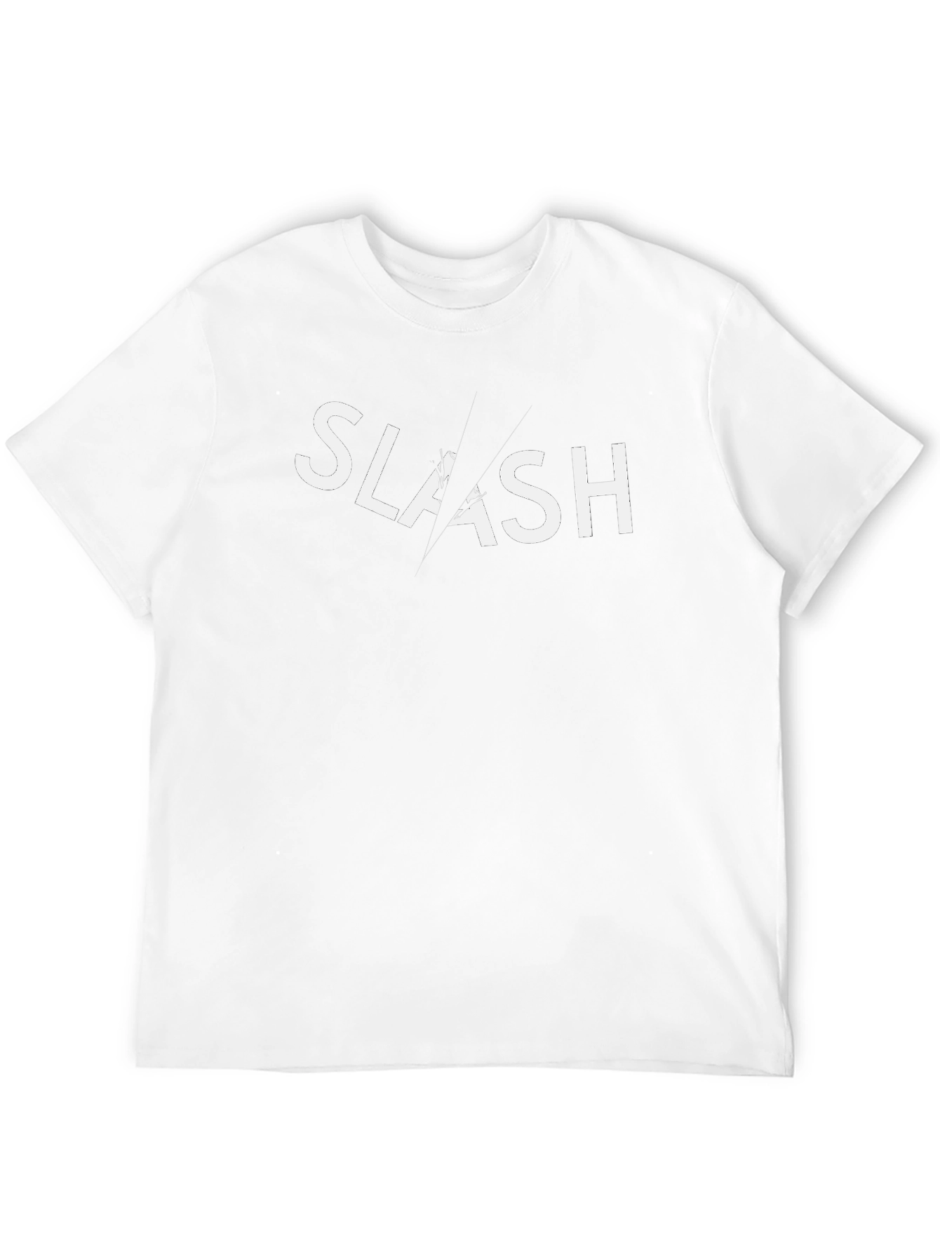 Slash Graphic Black T-Shirt