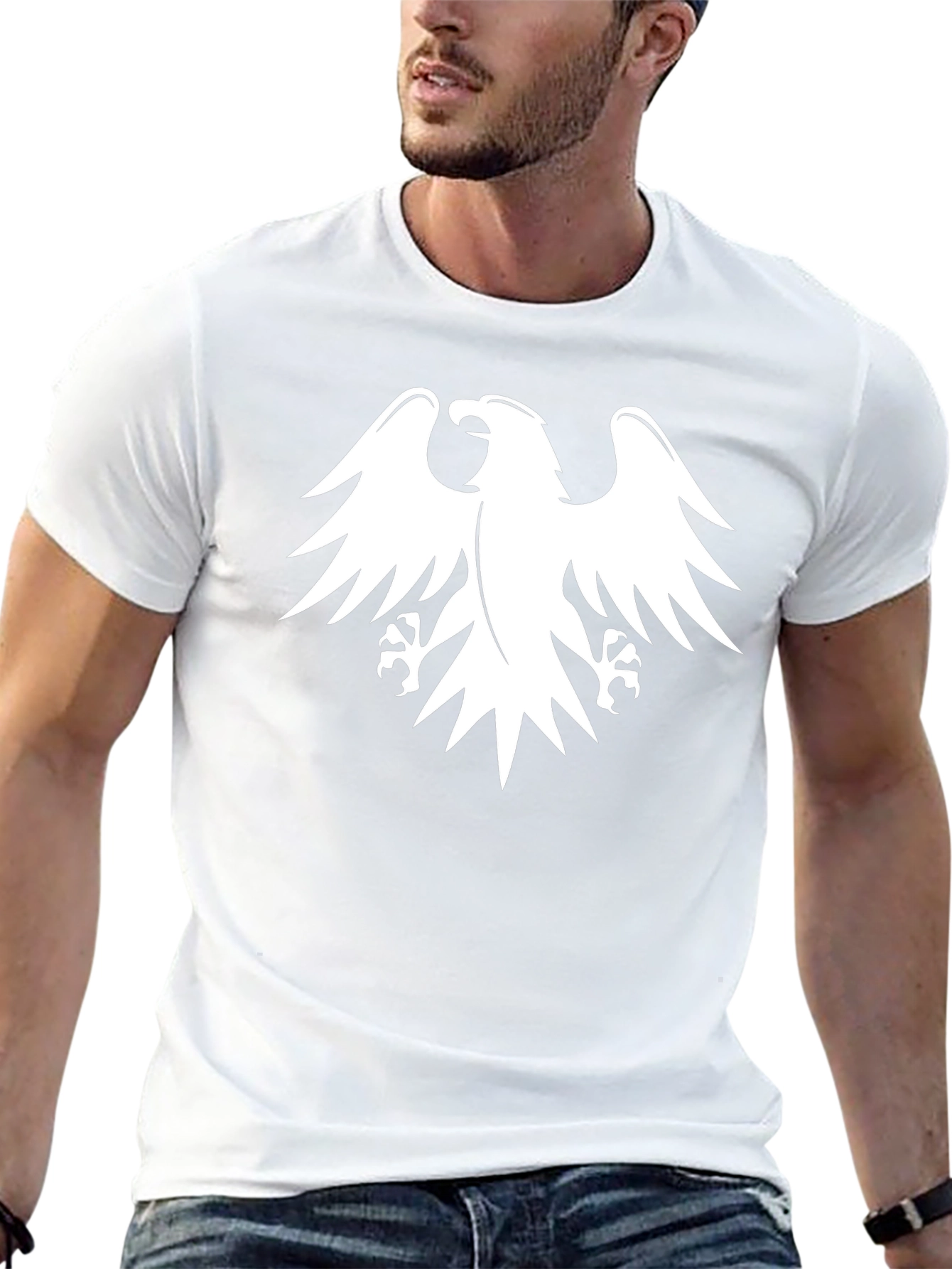 Black Eagle Graphic Tee - Stylish Casual Wear