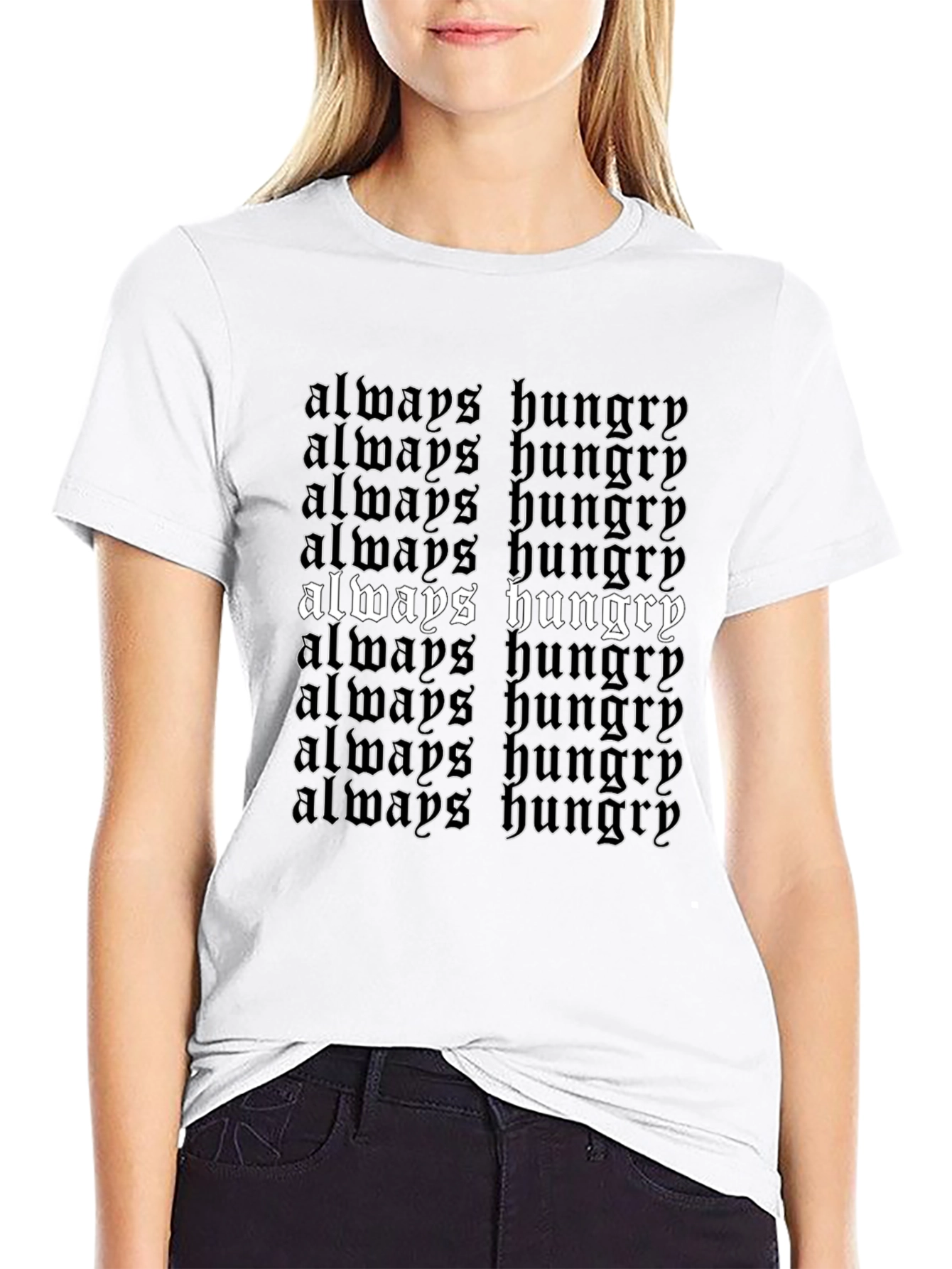 Always Hungry Black T-Shirt