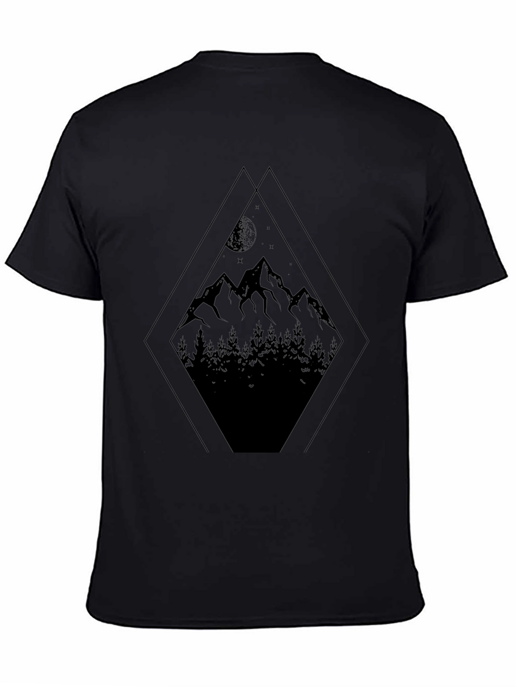 Mountainscape Graphic Tee - Dark Style