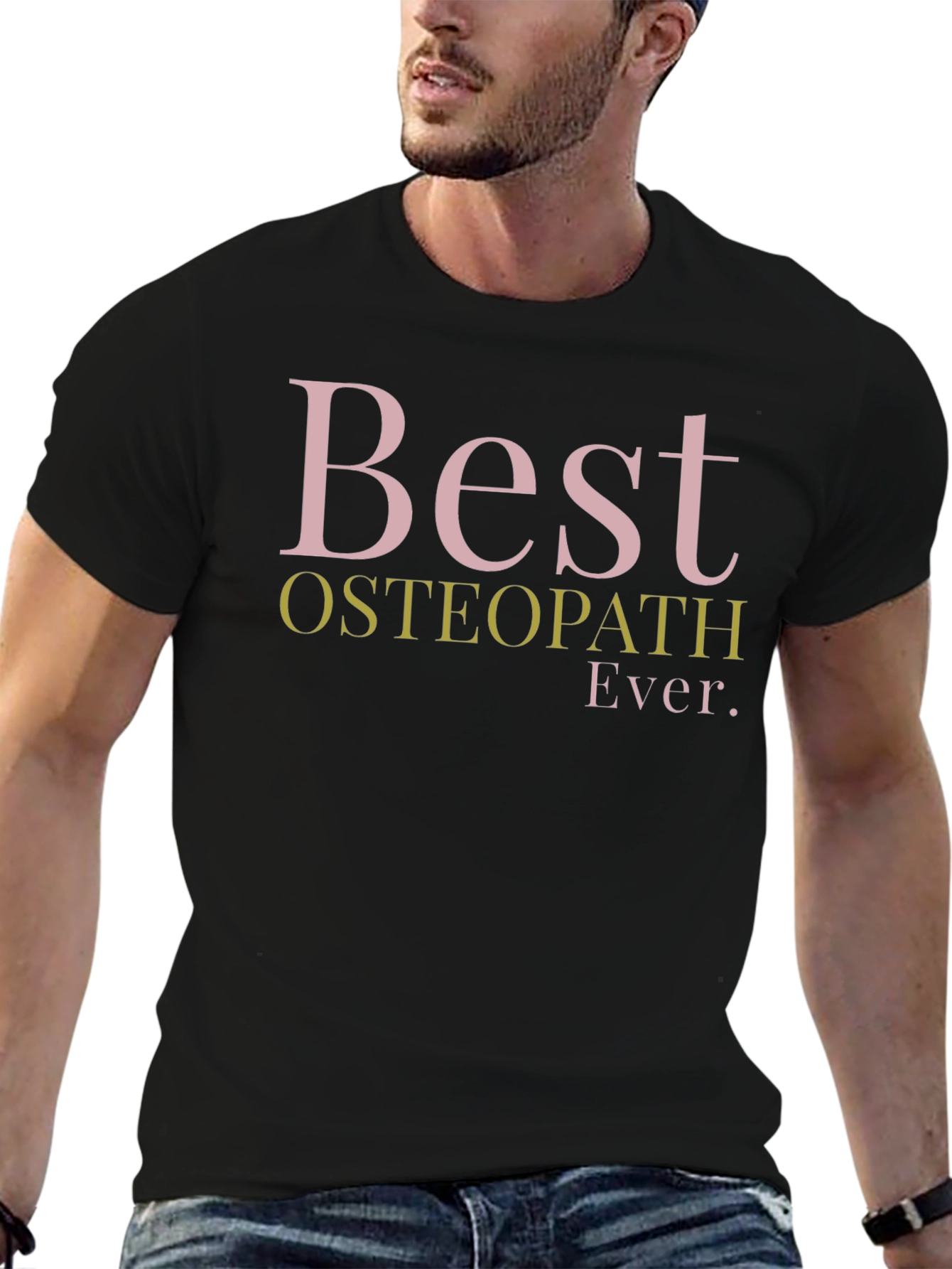 Best Osteopath Ever Black T-Shirt