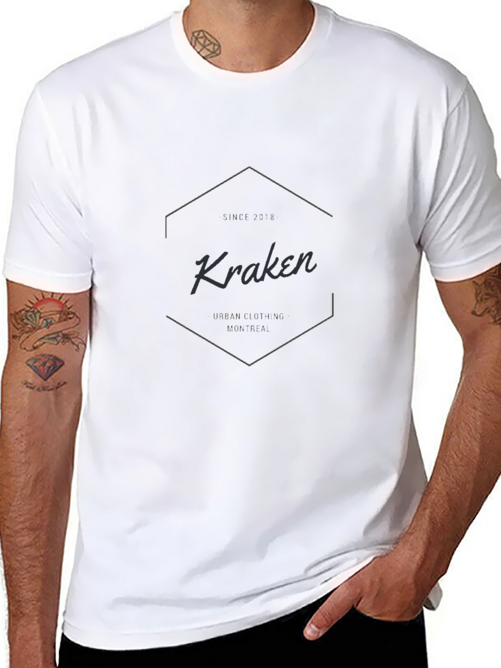 Kraken Urban Clothing Black T-Shirt