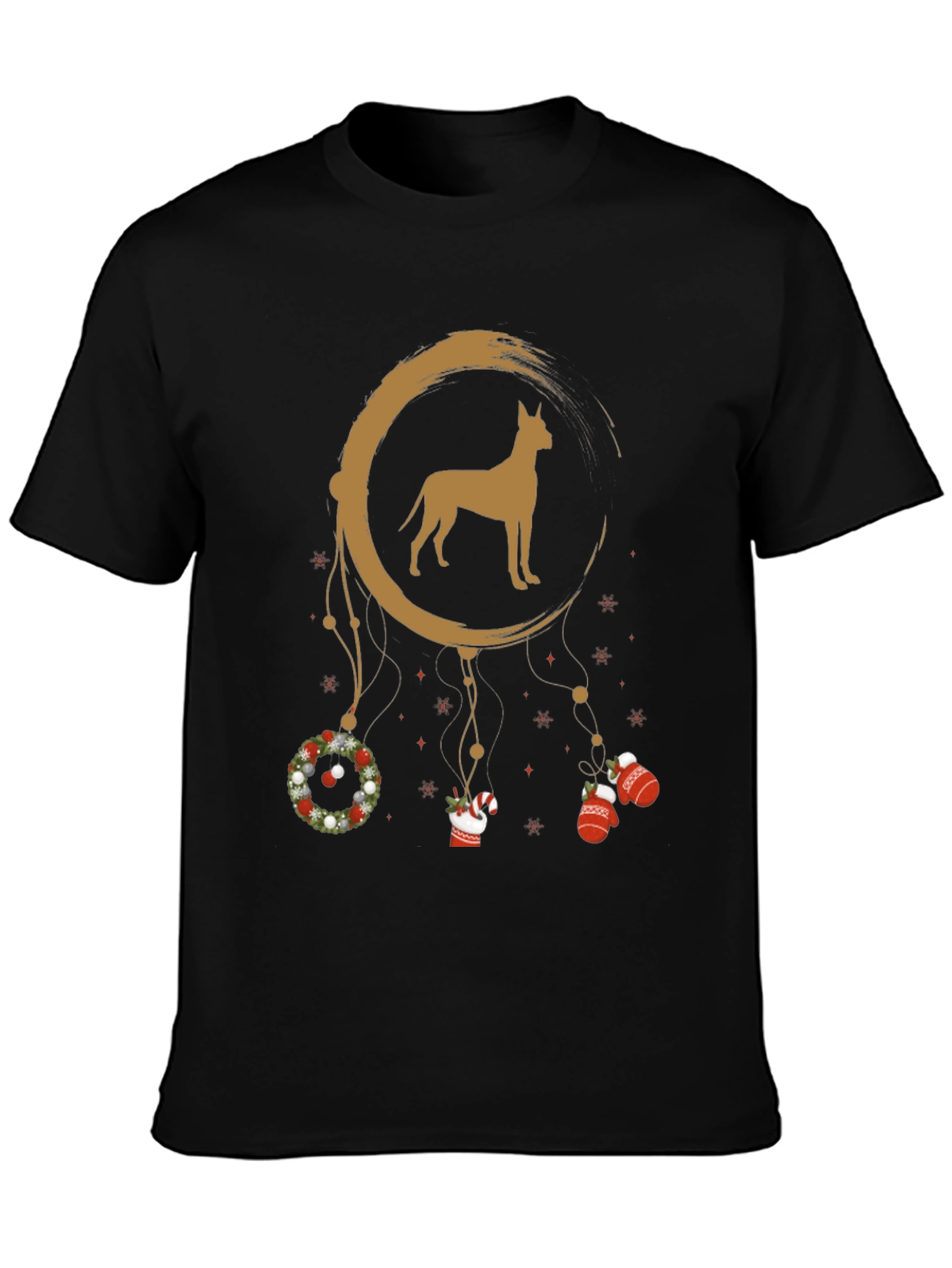 Dog Dreamcatcher Christmas T-Shirt