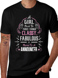 Classy Fabulous Announcer T-Shirt