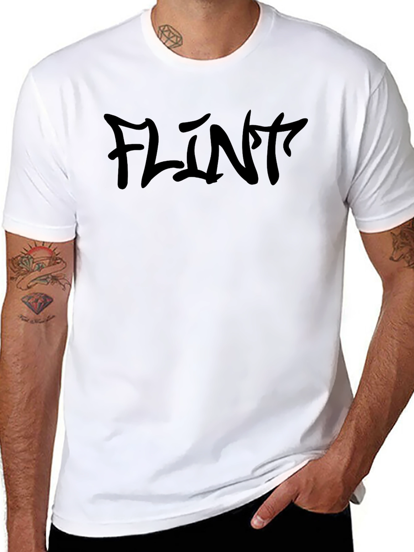 Flint Graphic Tee - Bold & Black