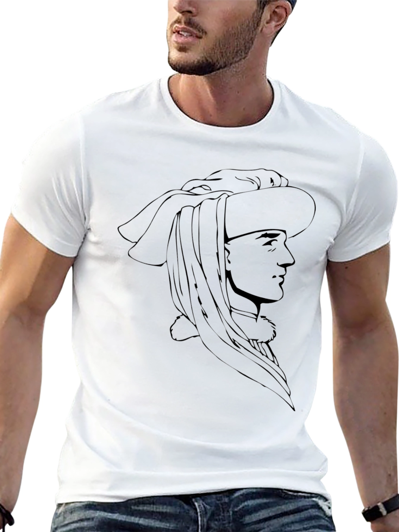 Renaissance Man Graphic Tee - Stylish Black T-Shirt