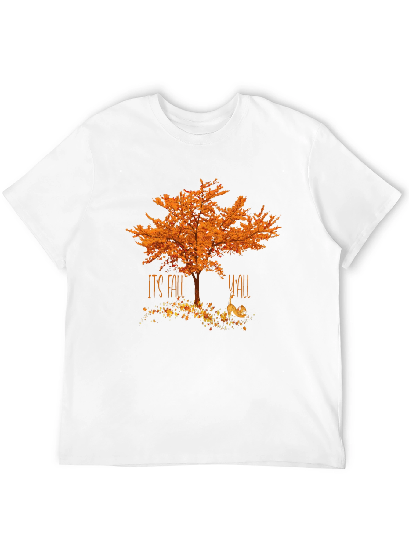 Its Fall Yall Tree Cat T-Shirt