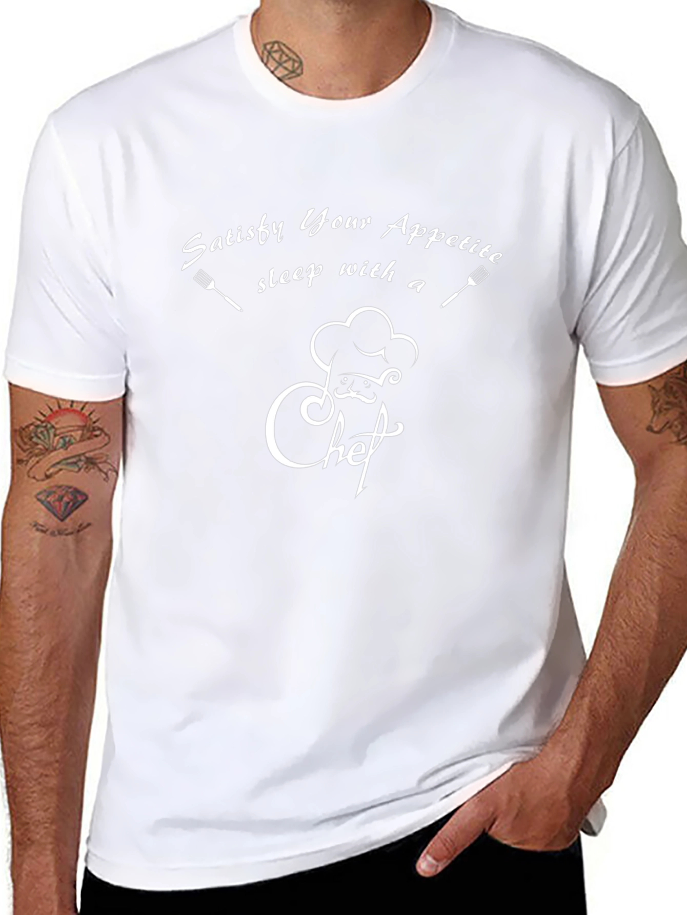 Chef Humor T-Shirt: Satisfy Your Appetite