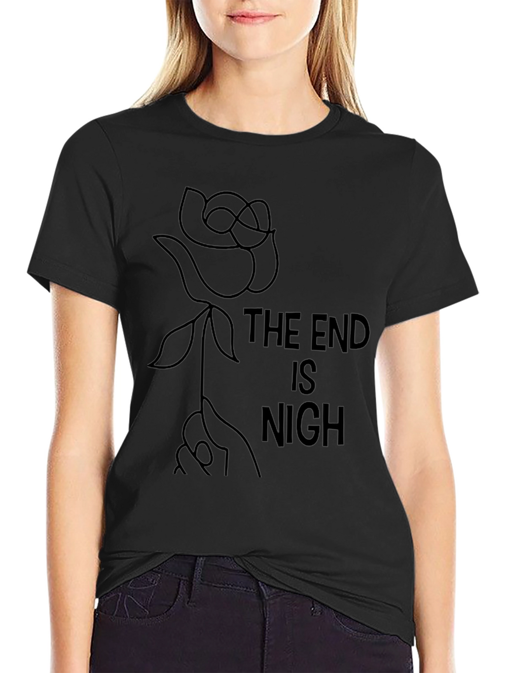 The End is Nigh Graphic Tee - Black