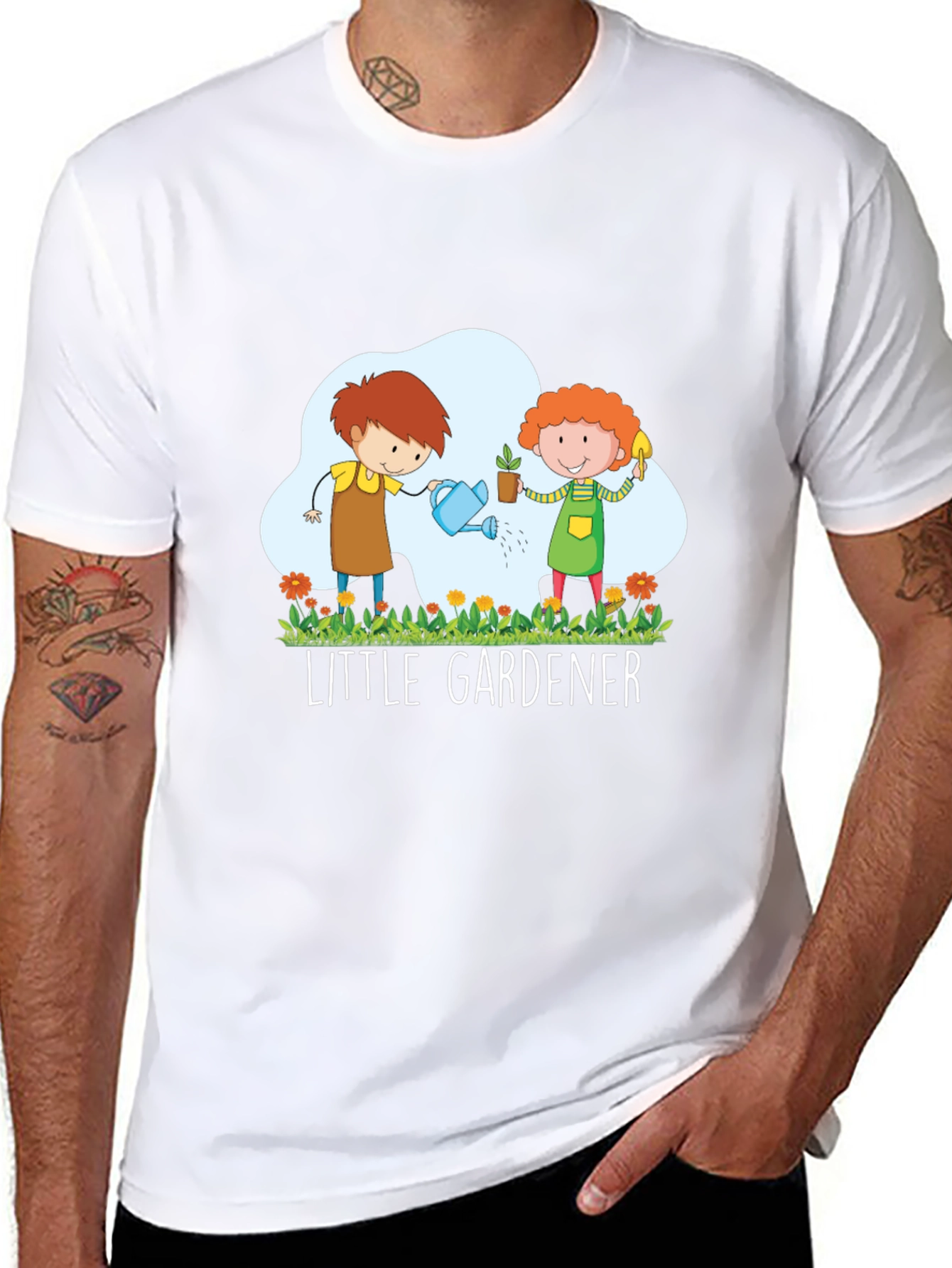 Little Gardener Graphic Tee - Kids Gardening T-Shirt