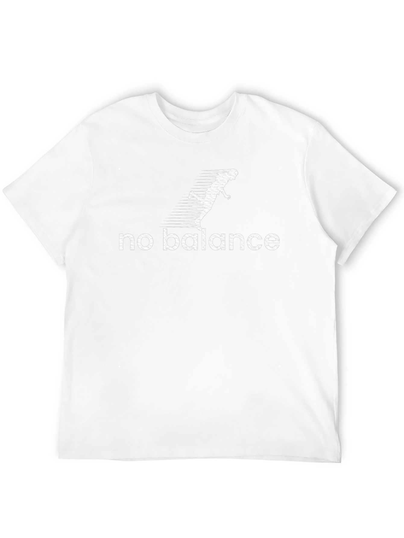 No Balance Graphic Tee - Funny Running T-Shirt