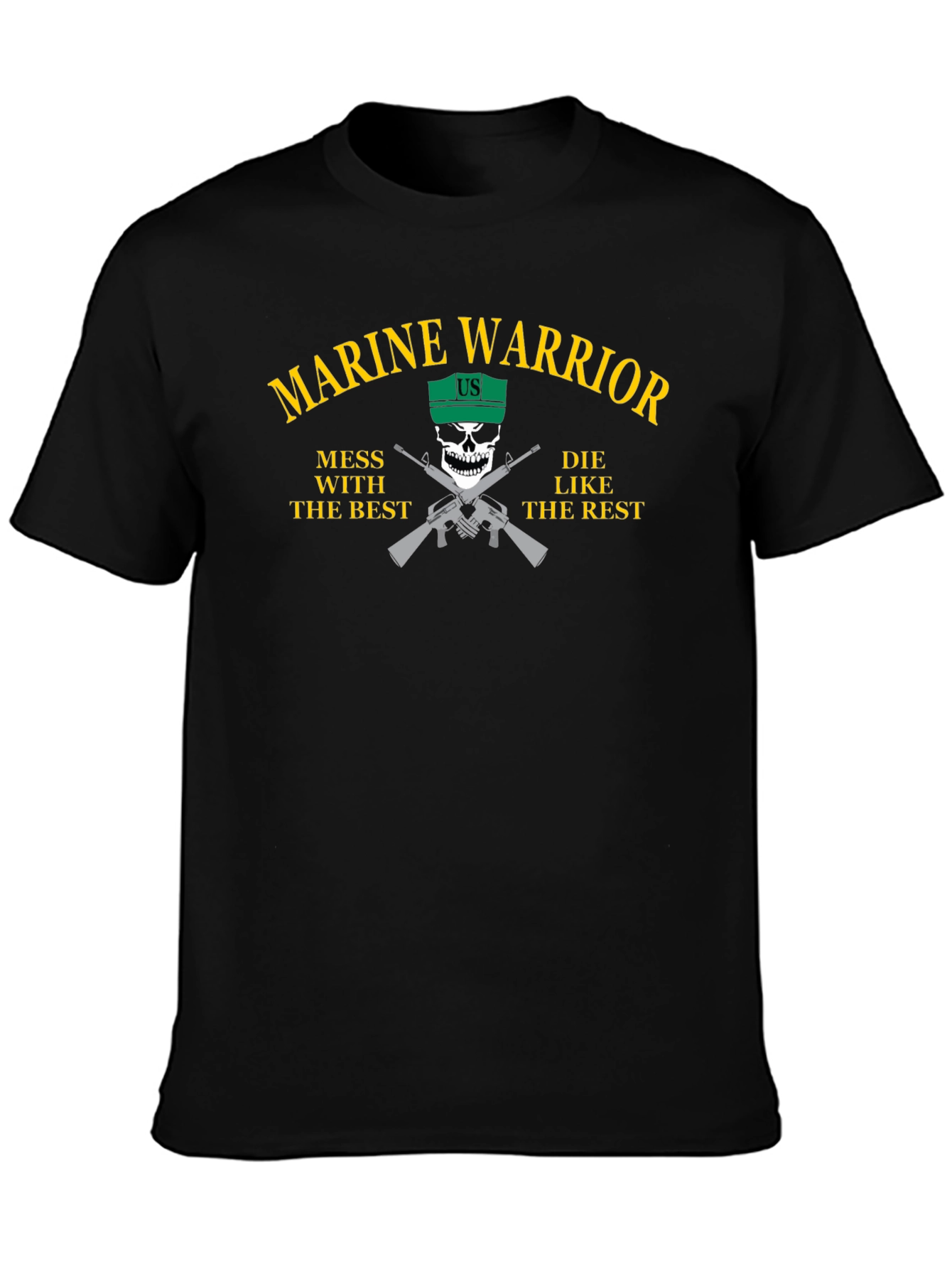 Marine Warrior T-Shirt - Mess With The Best