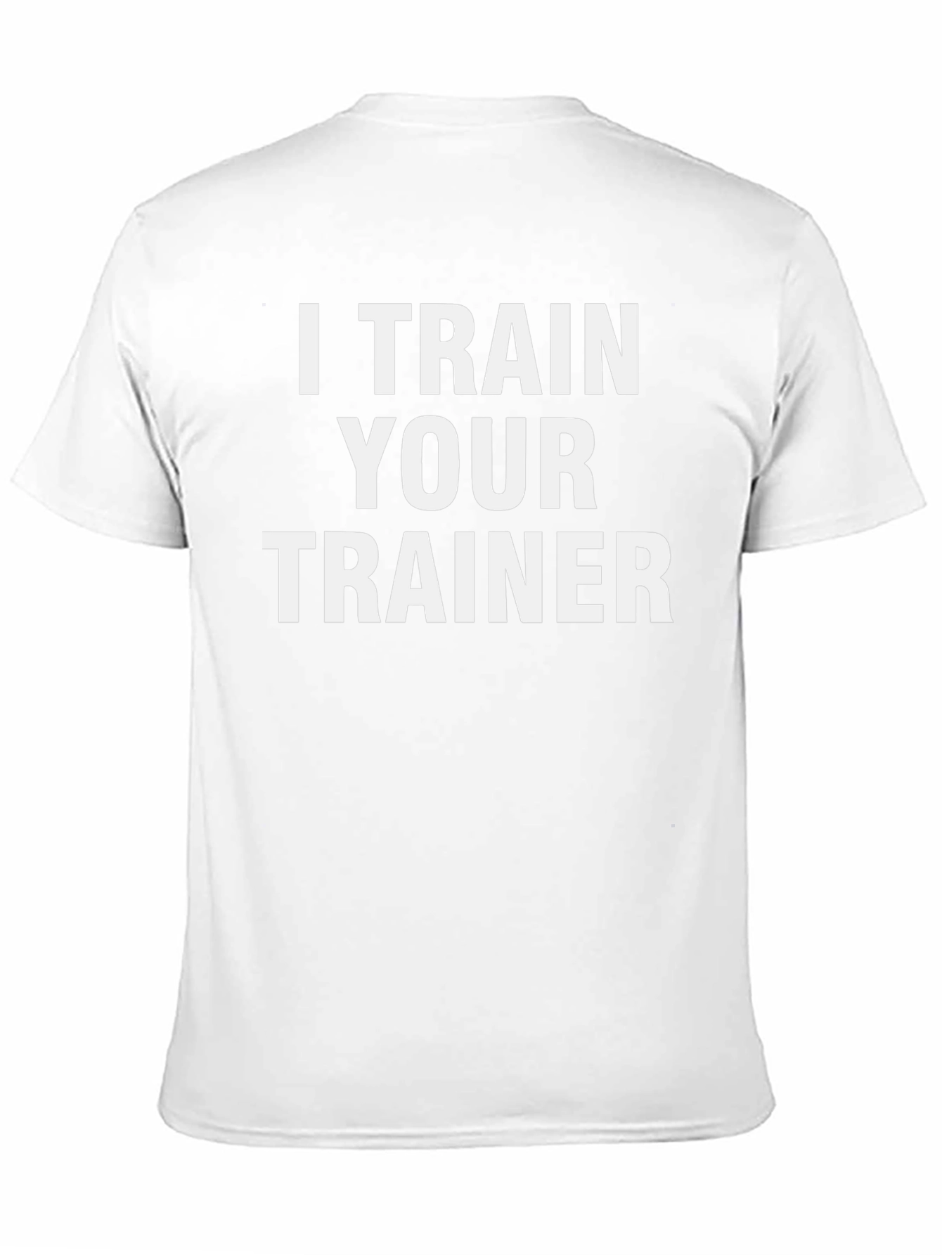 I Train Your Trainer Black Graphic T-Shirt