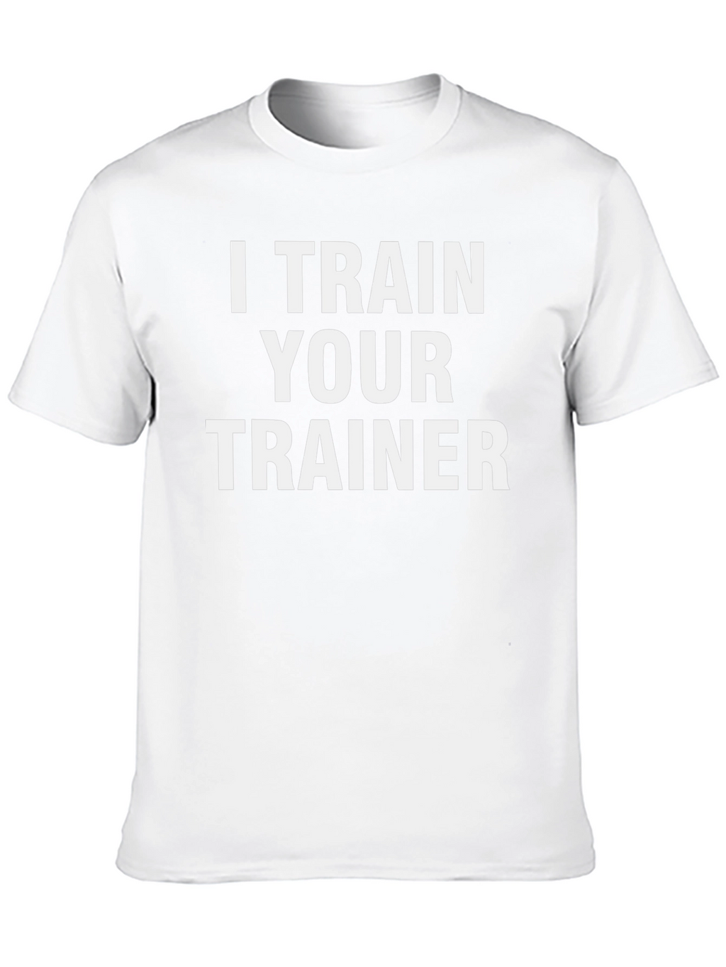 I Train Your Trainer Black Graphic T-Shirt
