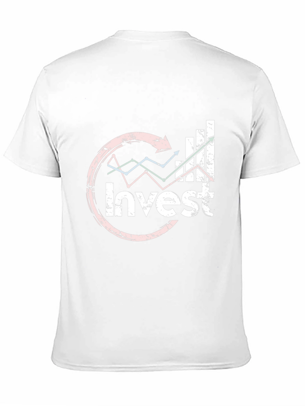 Invest Black Graphic Tee